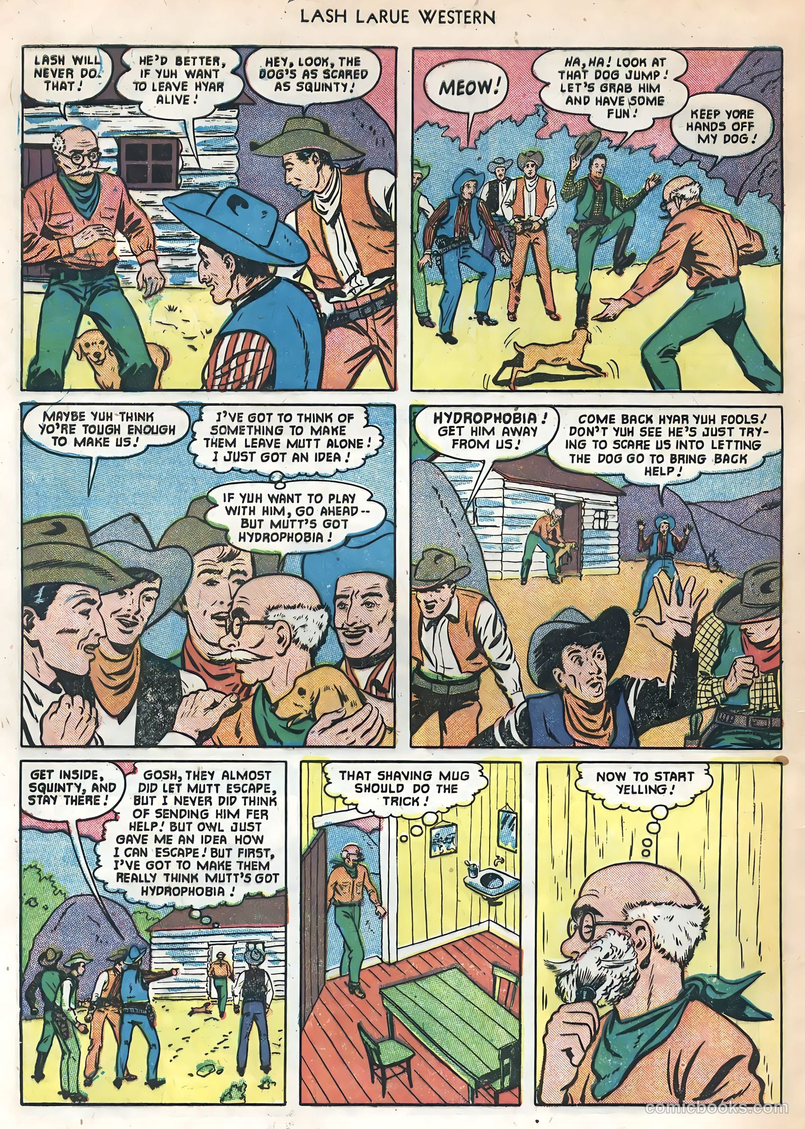 Lash LaRue Western #22 (1951) — page 32 of 36