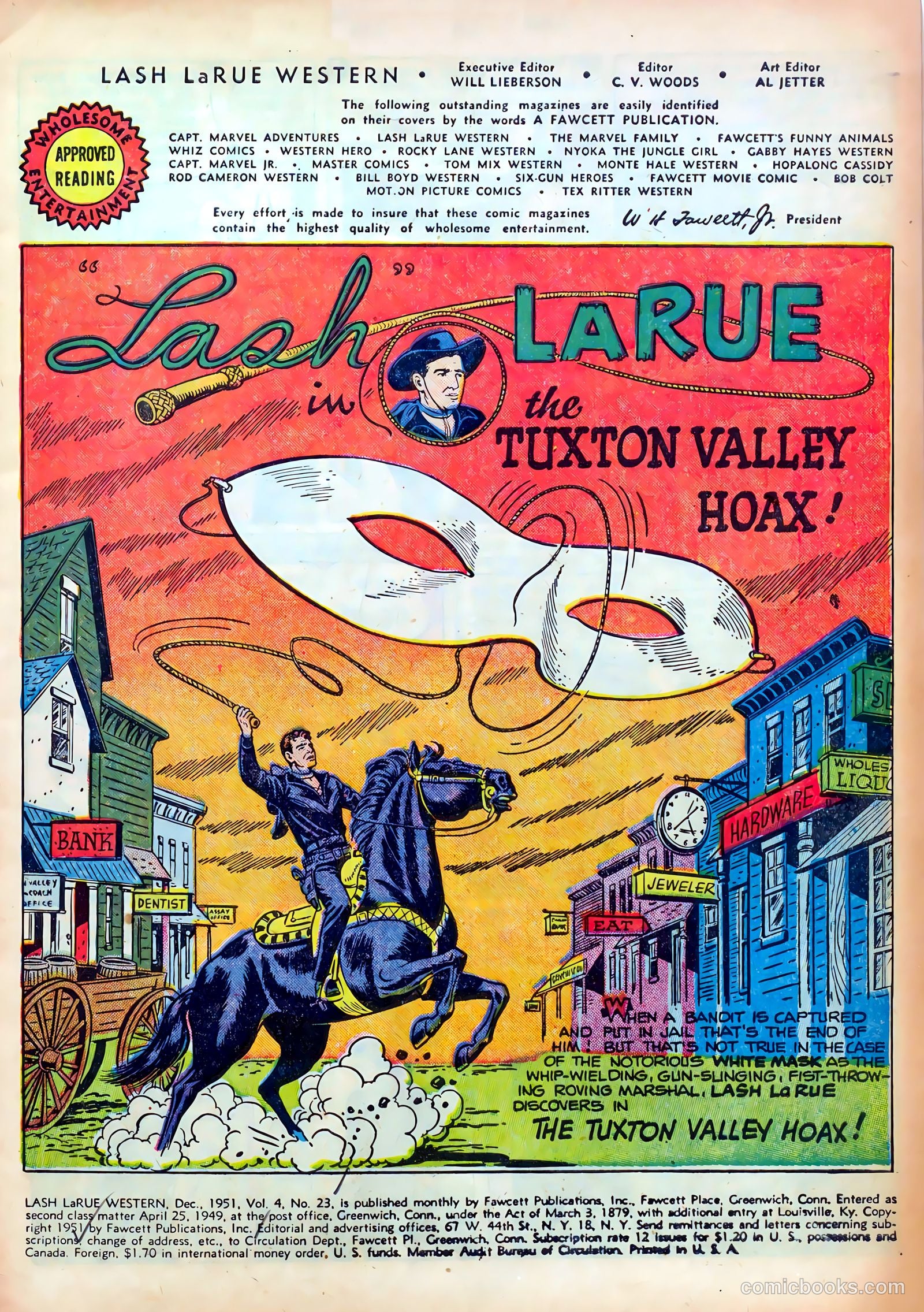 Lash LaRue Western #23 (1951) — page 3 of 36