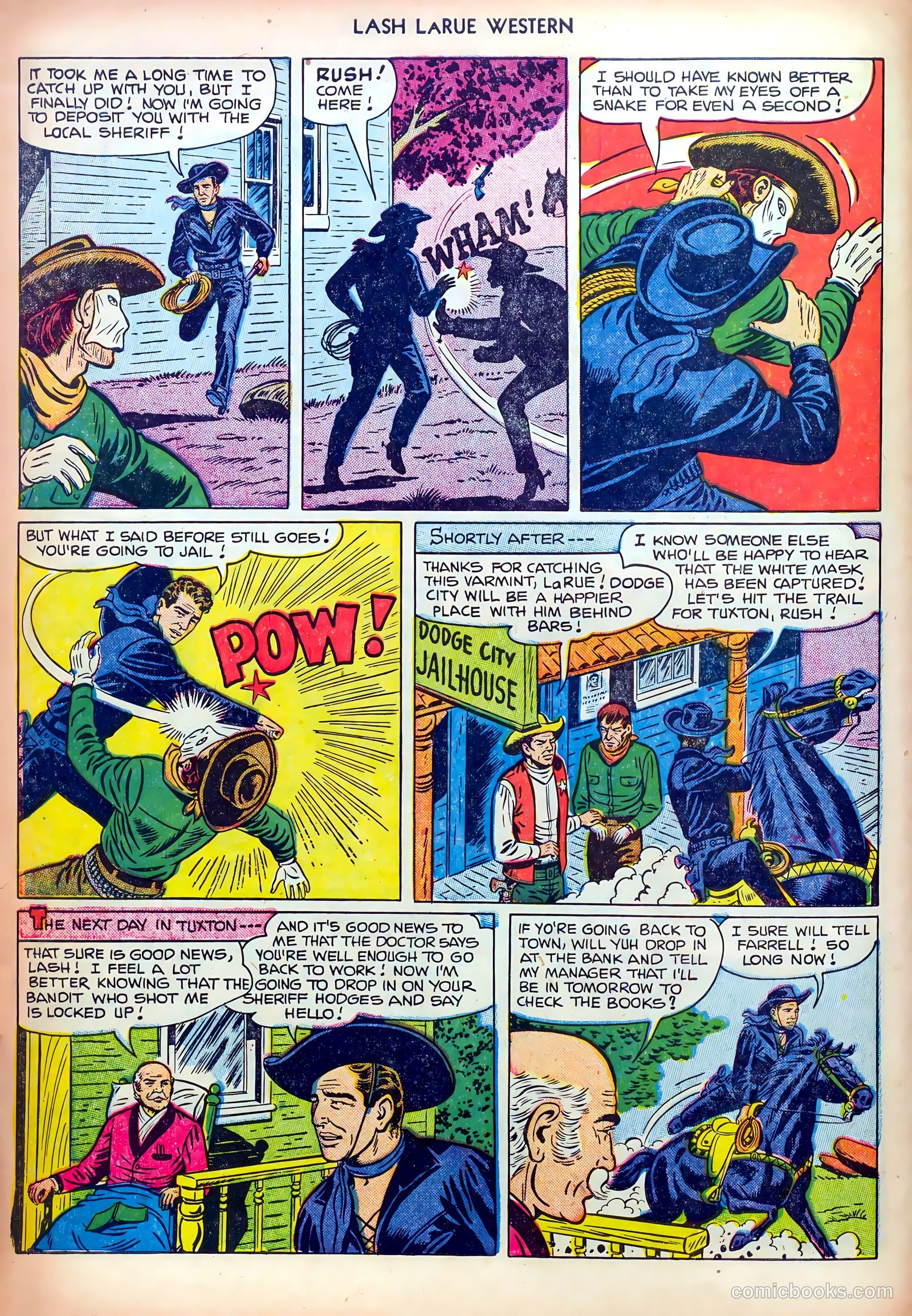 Lash LaRue Western #23 (1951) — page 6 of 36