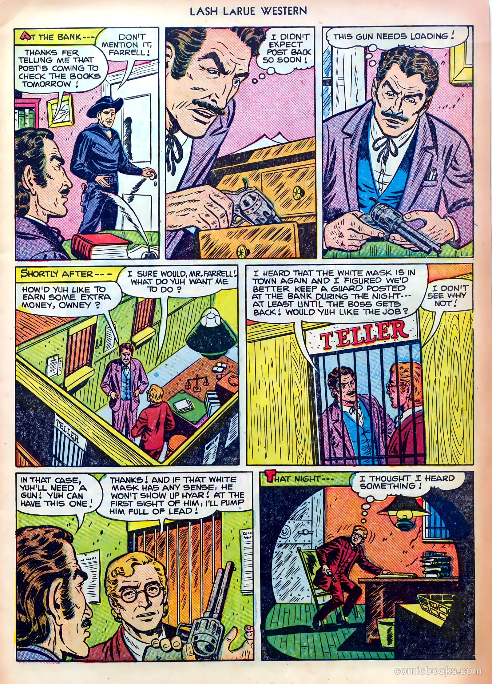 Lash LaRue Western #23 (1951) — page 7 of 36