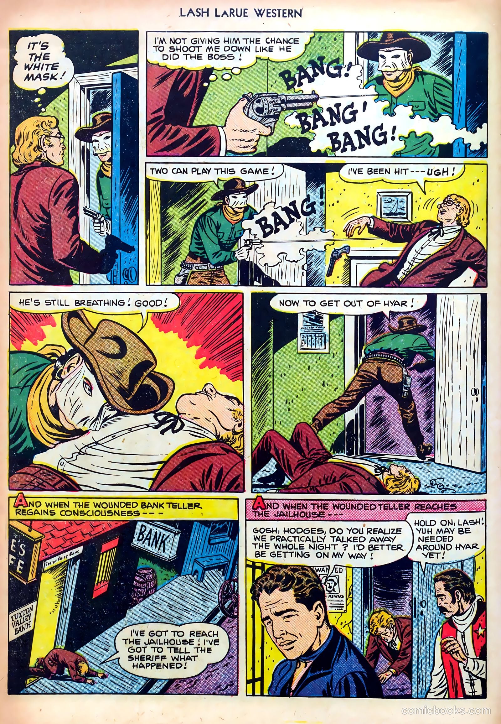 Lash LaRue Western #23 (1951) — page 8 of 36