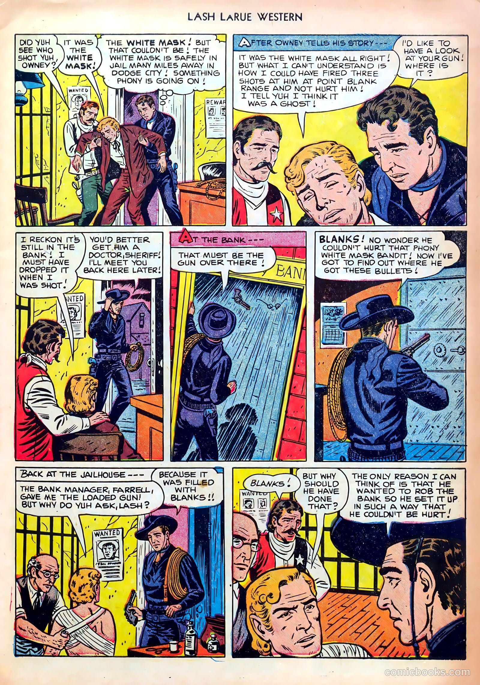 Lash LaRue Western #23 (1951) — page 9 of 36
