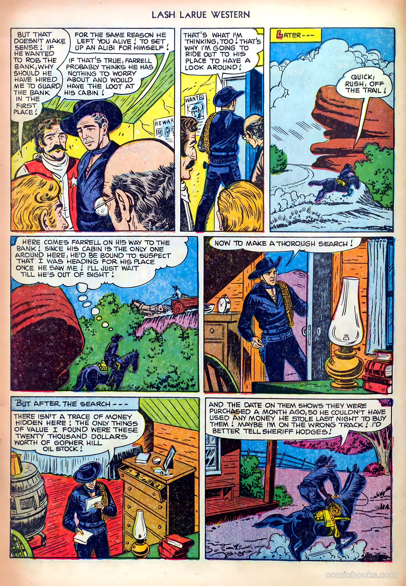 Lash LaRue Western #23 (1951) — page 10 of 36