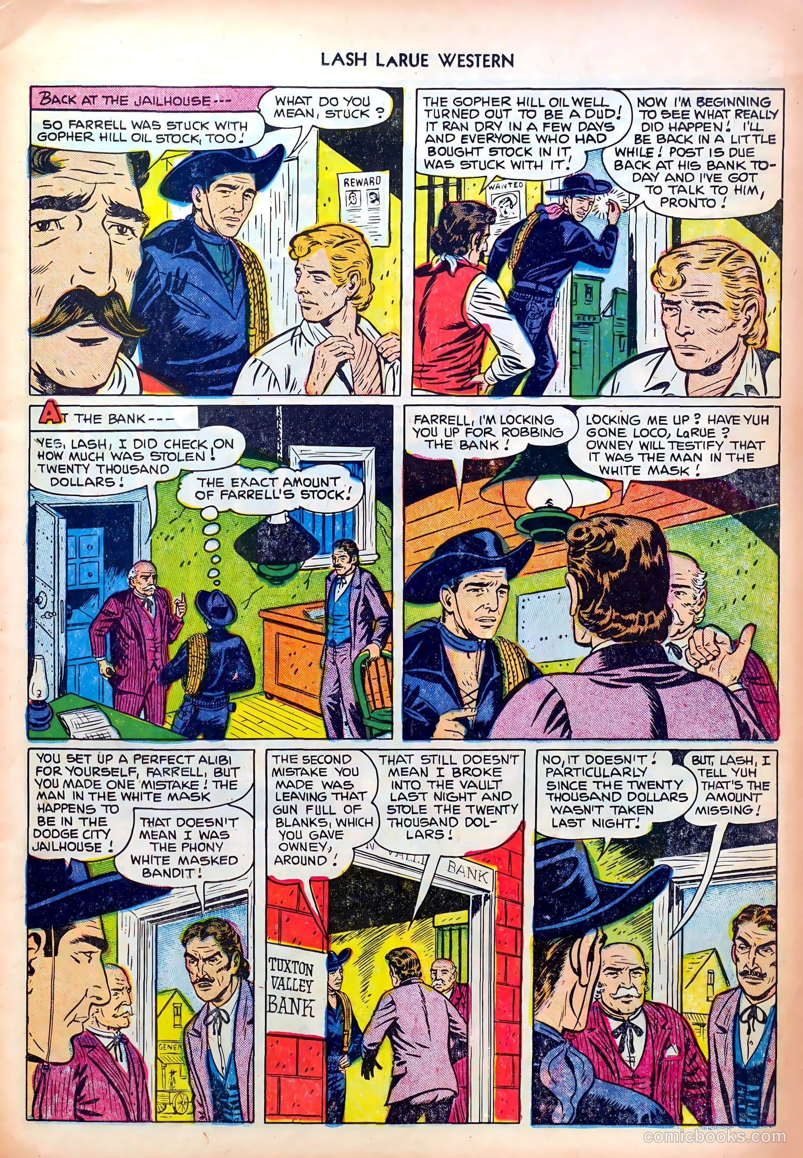 Lash LaRue Western #23 (1951) — page 11 of 36