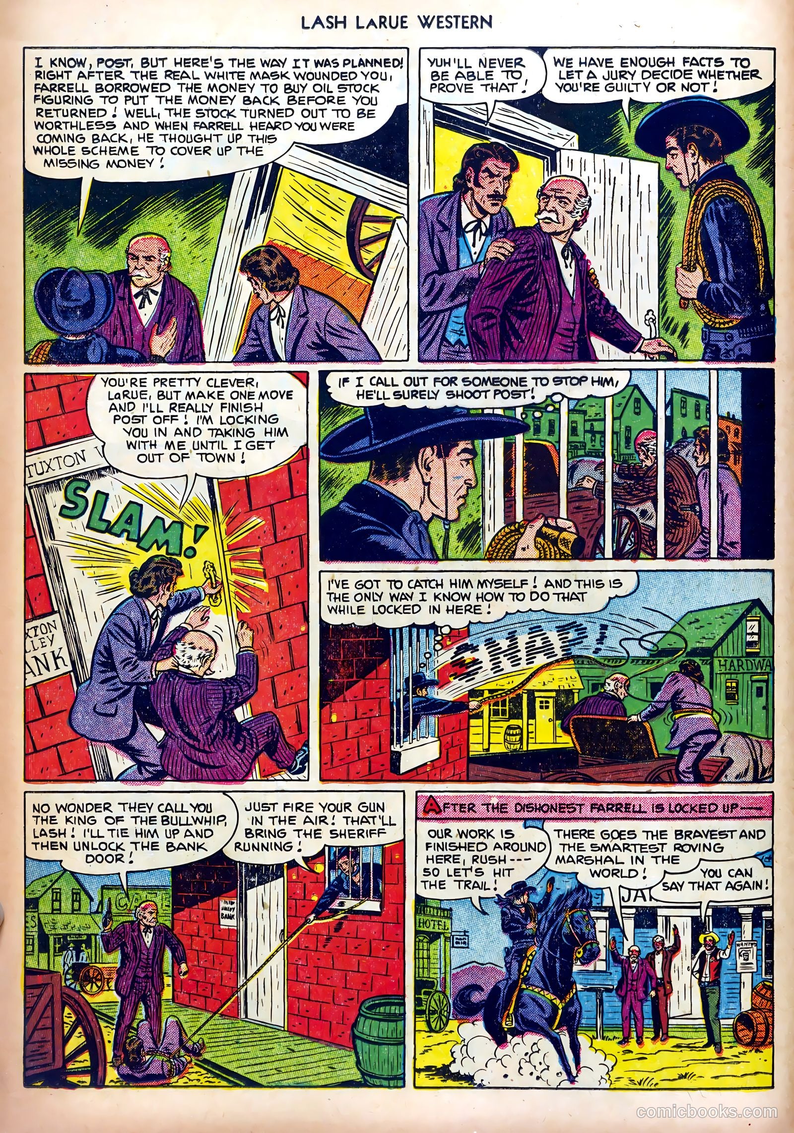 Lash LaRue Western #23 (1951) — page 12 of 36
