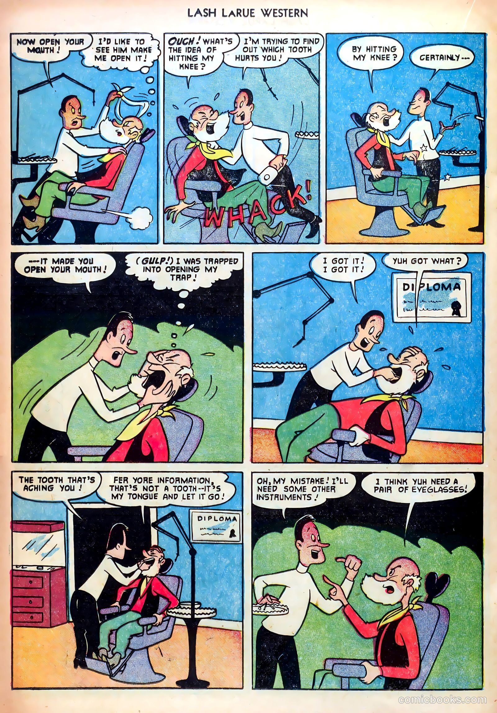 Lash LaRue Western #23 (1951) — page 20 of 36