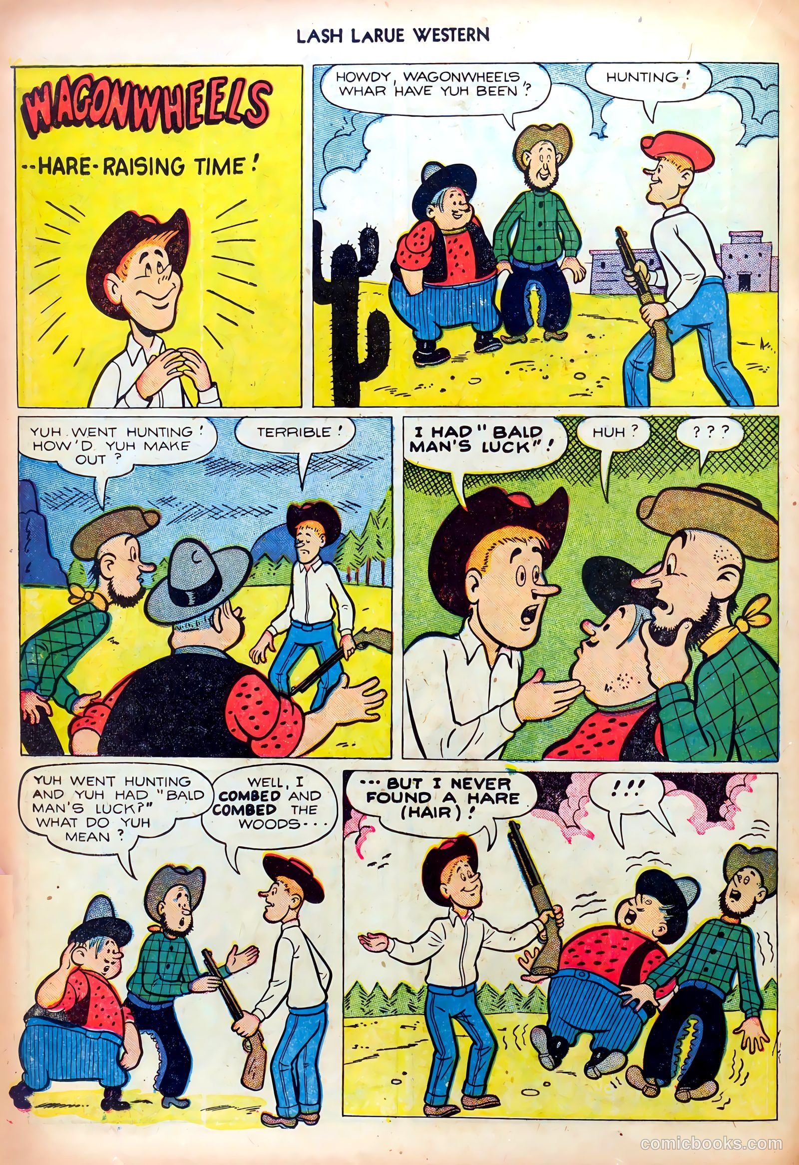 Lash LaRue Western #23 (1951) — page 22 of 36