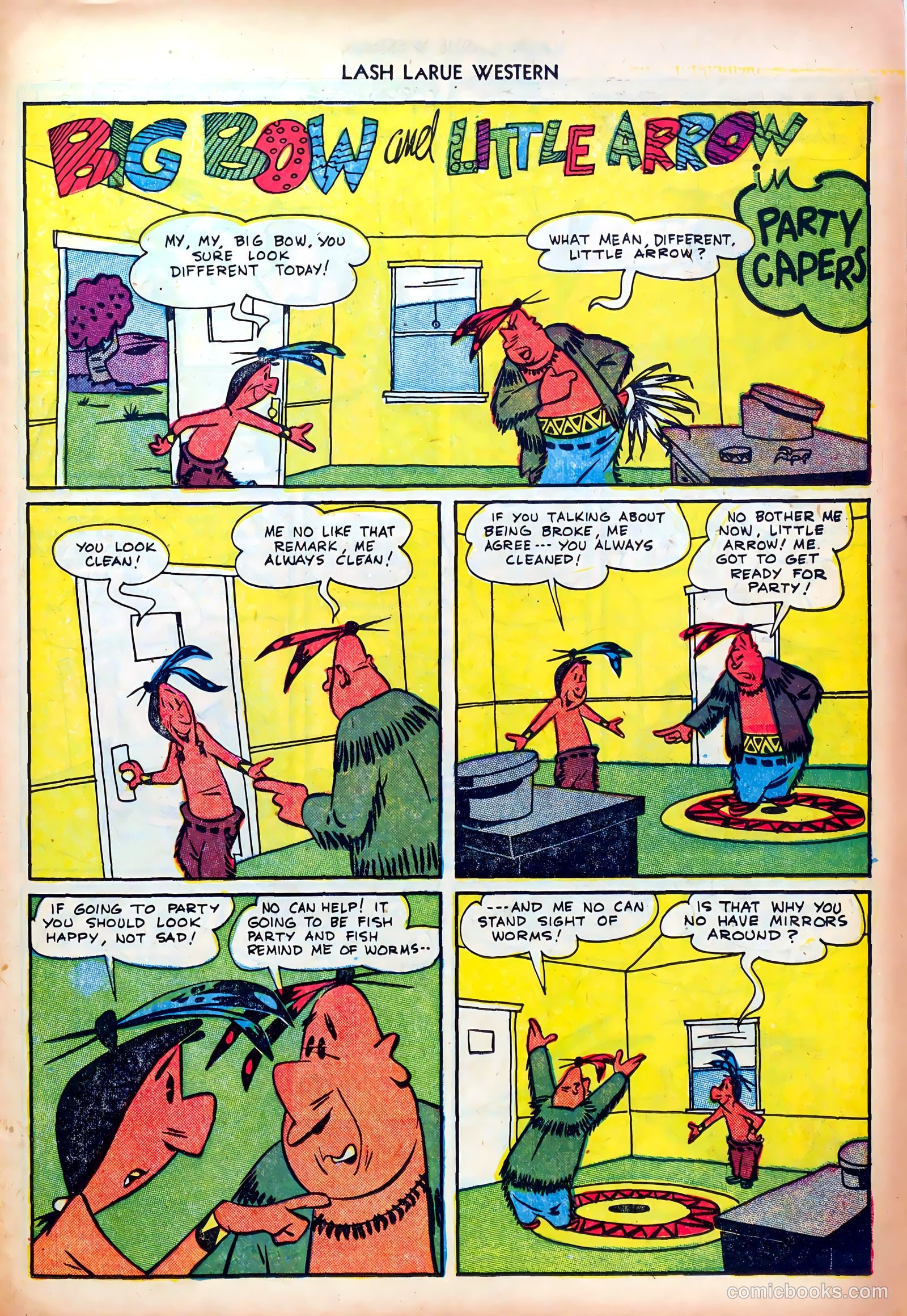 Lash LaRue Western #23 (1951) — page 23 of 36