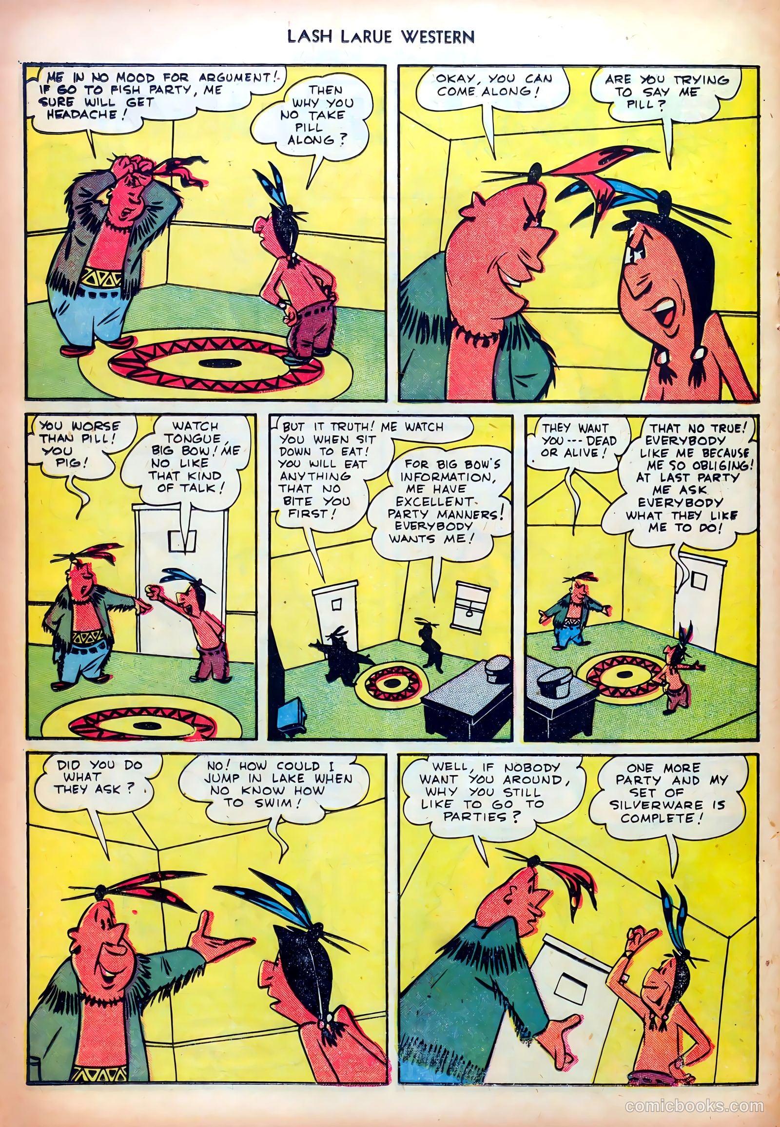 Lash LaRue Western #23 (1951) — page 24 of 36