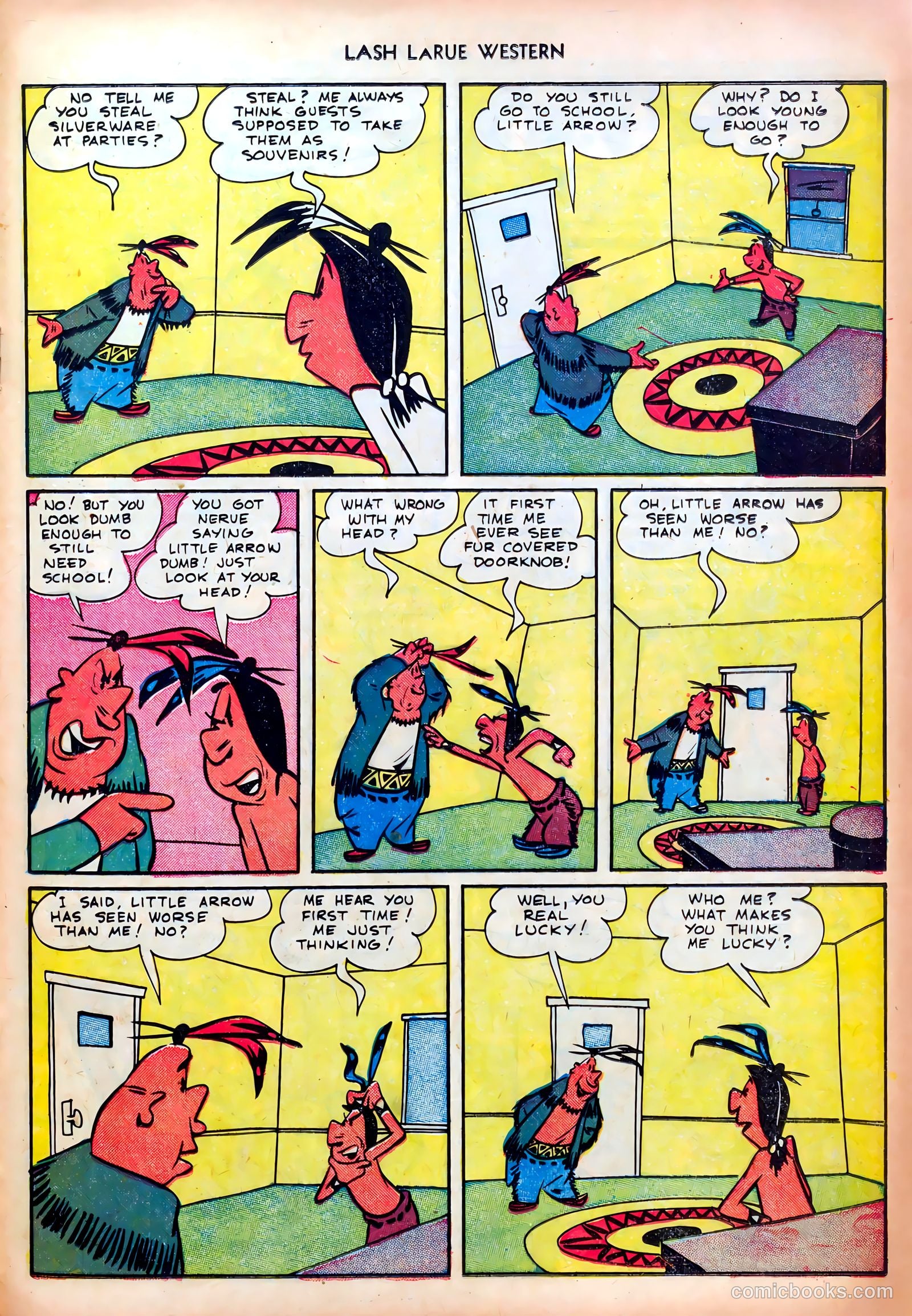 Lash LaRue Western #23 (1951) — page 25 of 36