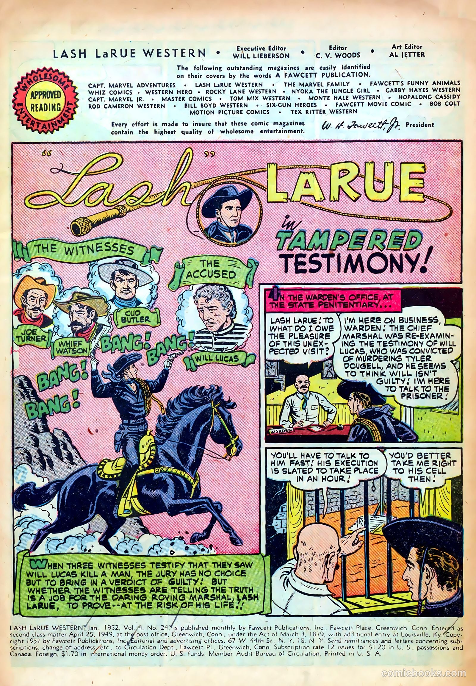 Lash LaRue Western #24 (1952) — page 3 of 36