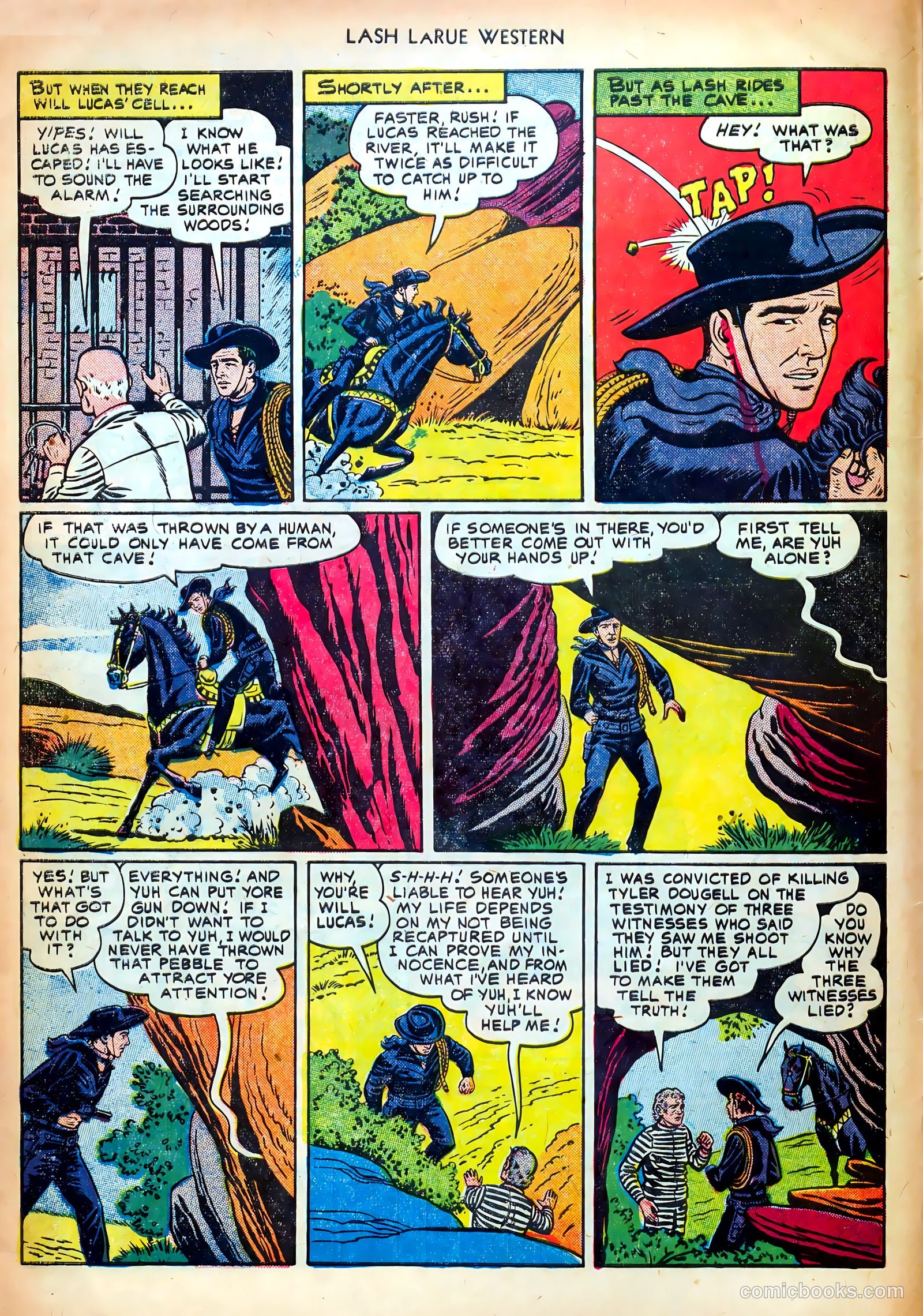 Lash LaRue Western #24 (1952) — page 4 of 36
