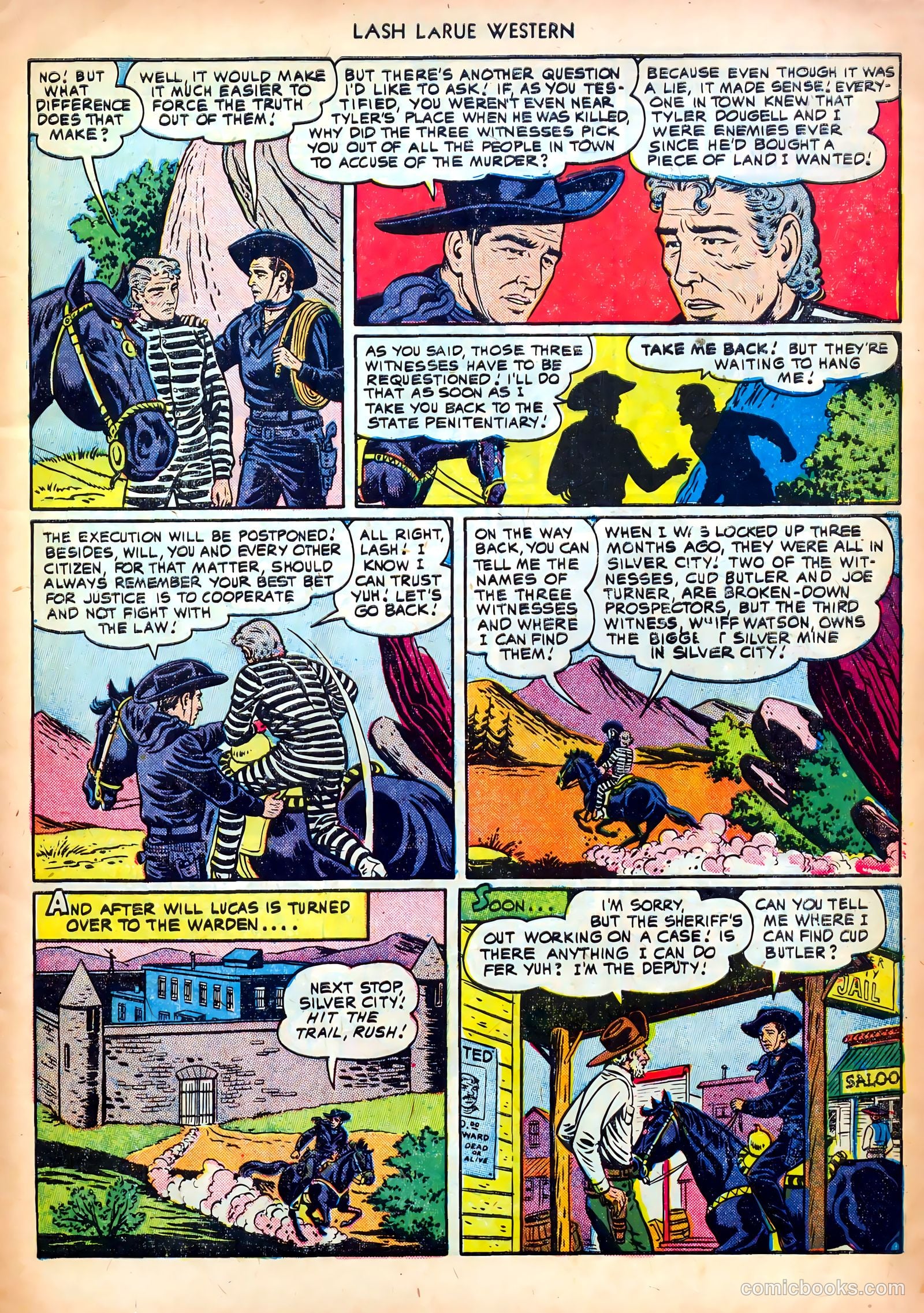 Lash LaRue Western #24 (1952) — page 5 of 36