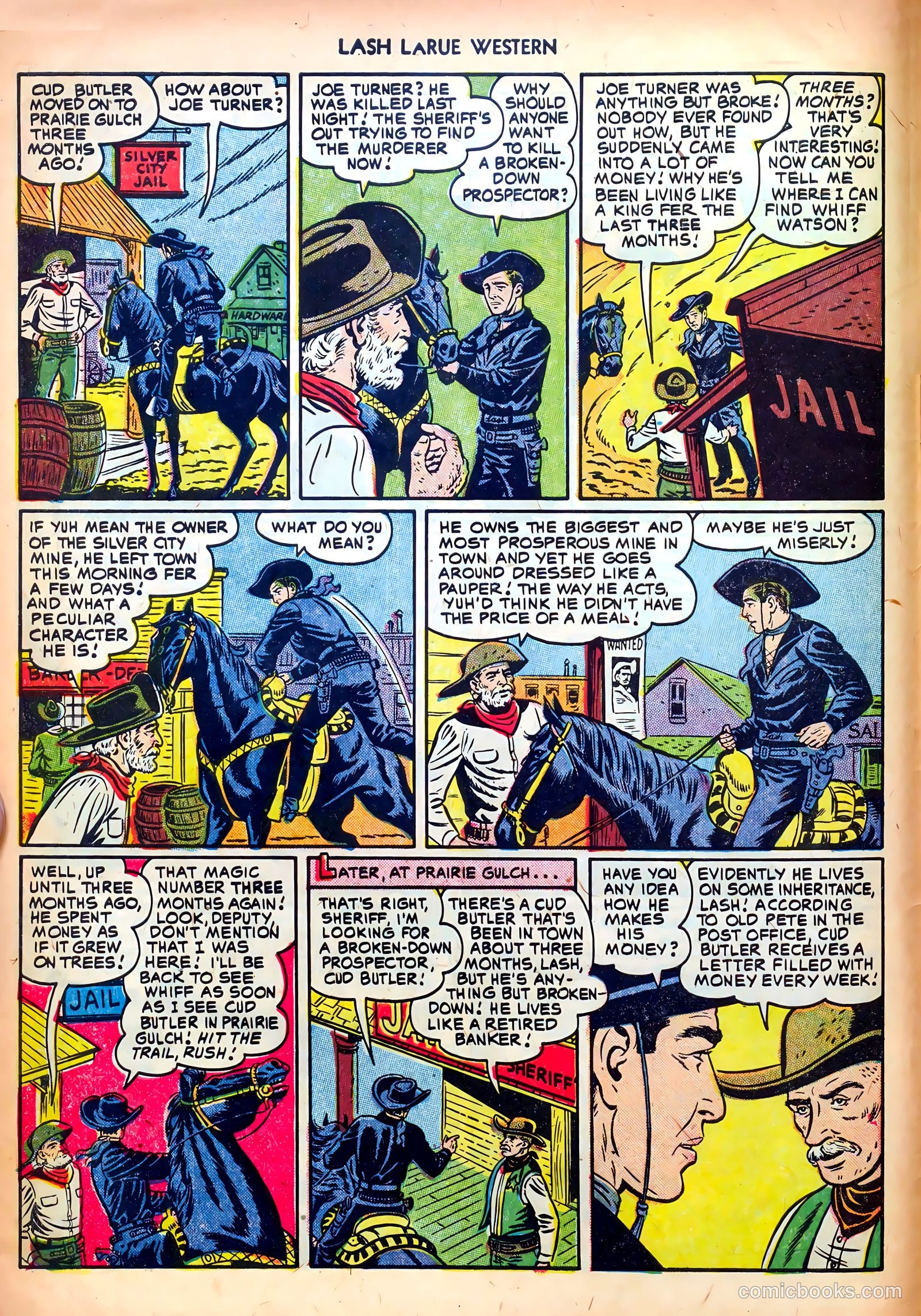 Lash LaRue Western #24 (1952) — page 6 of 36