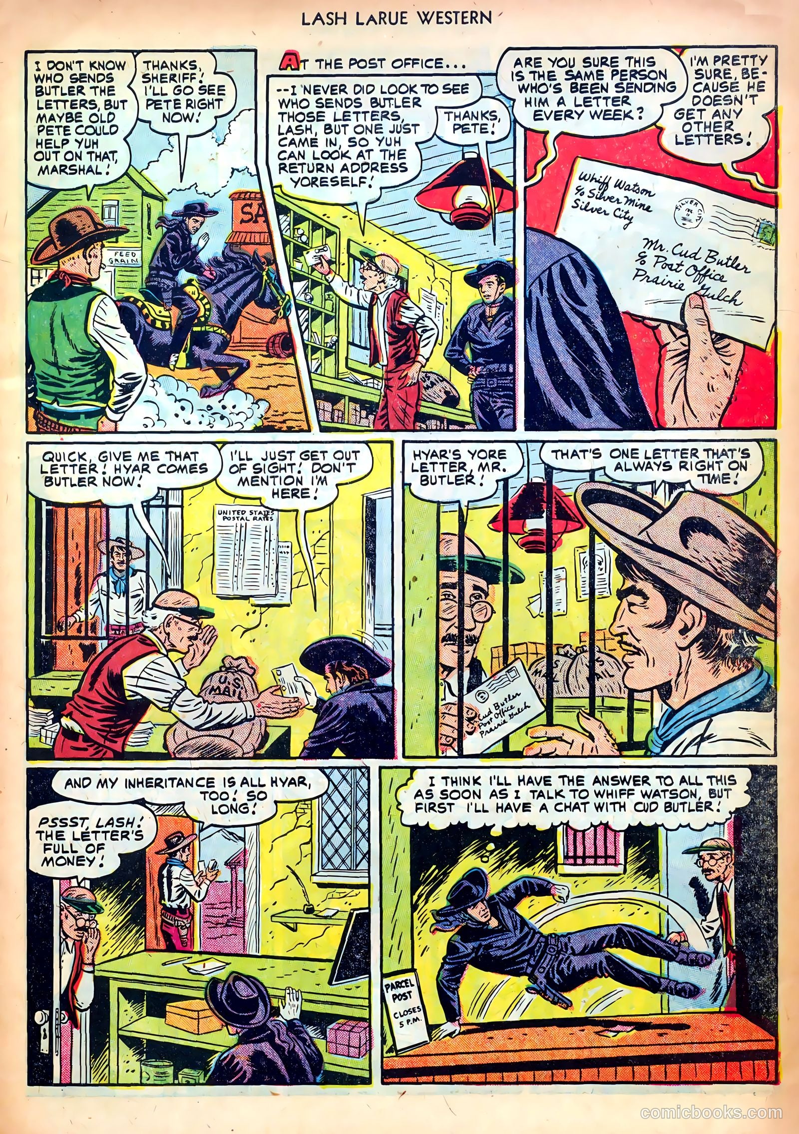 Lash LaRue Western #24 (1952) — page 7 of 36