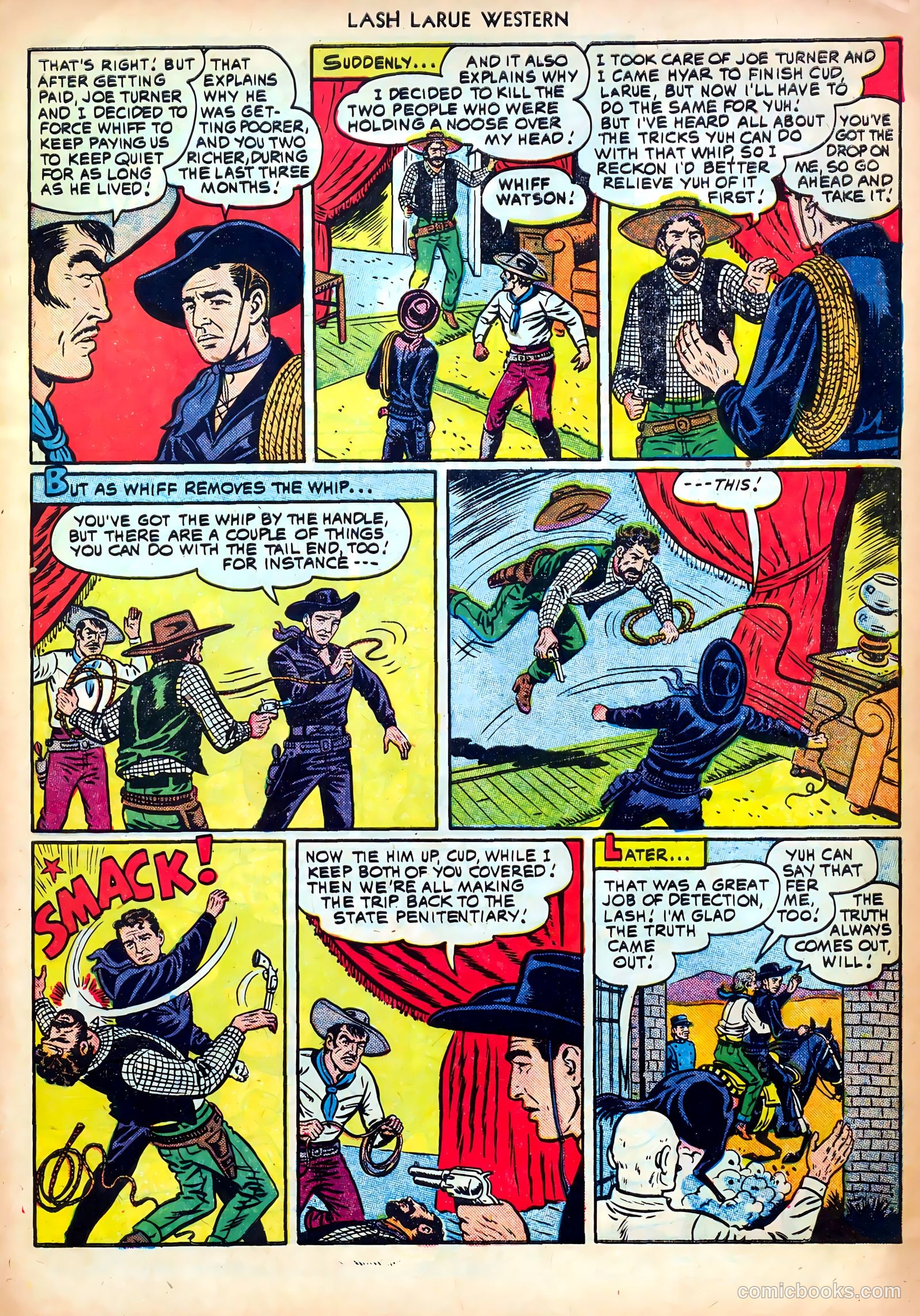 Lash LaRue Western #24 (1952) — page 9 of 36
