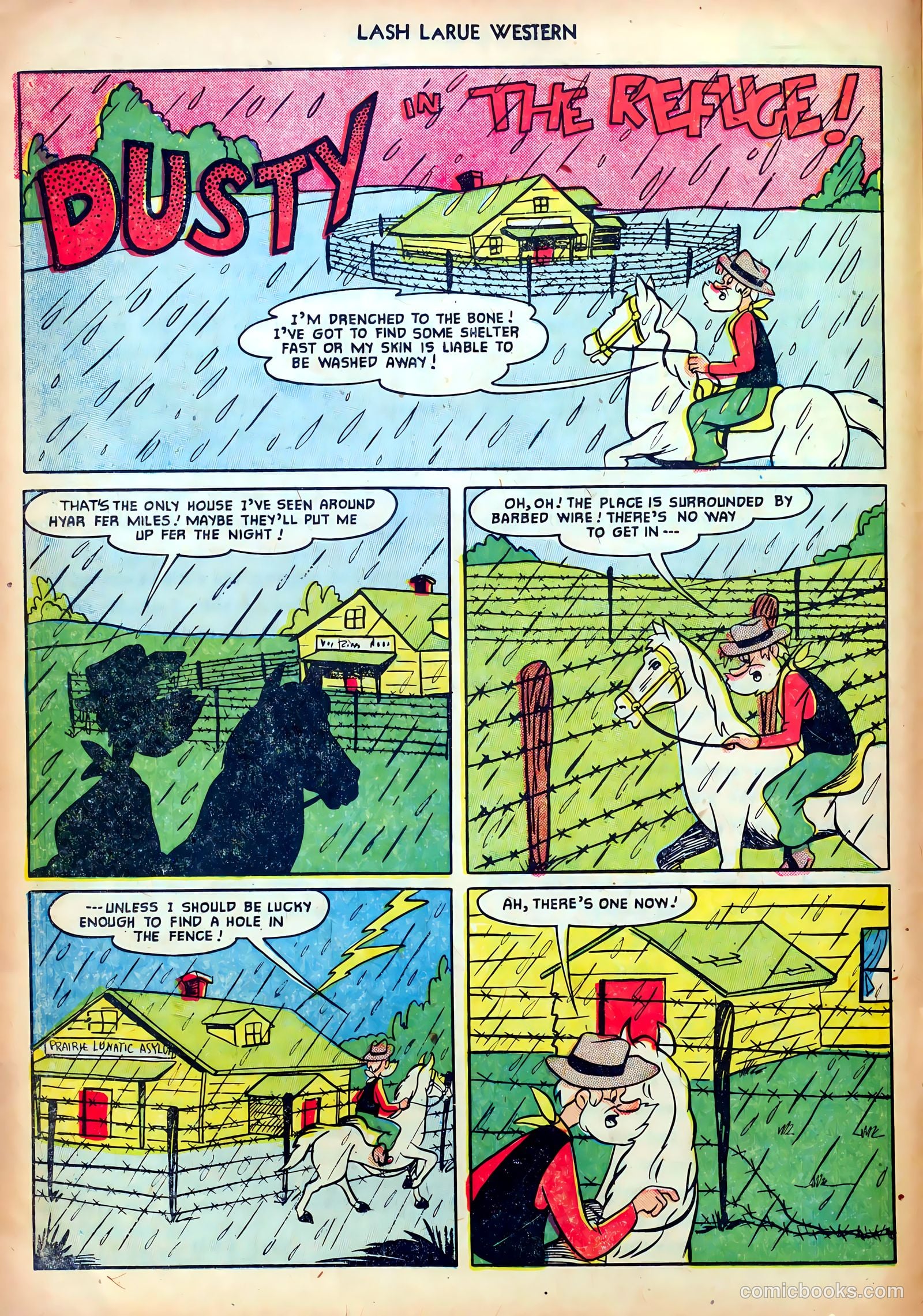 Lash LaRue Western #24 (1952) — page 14 of 36