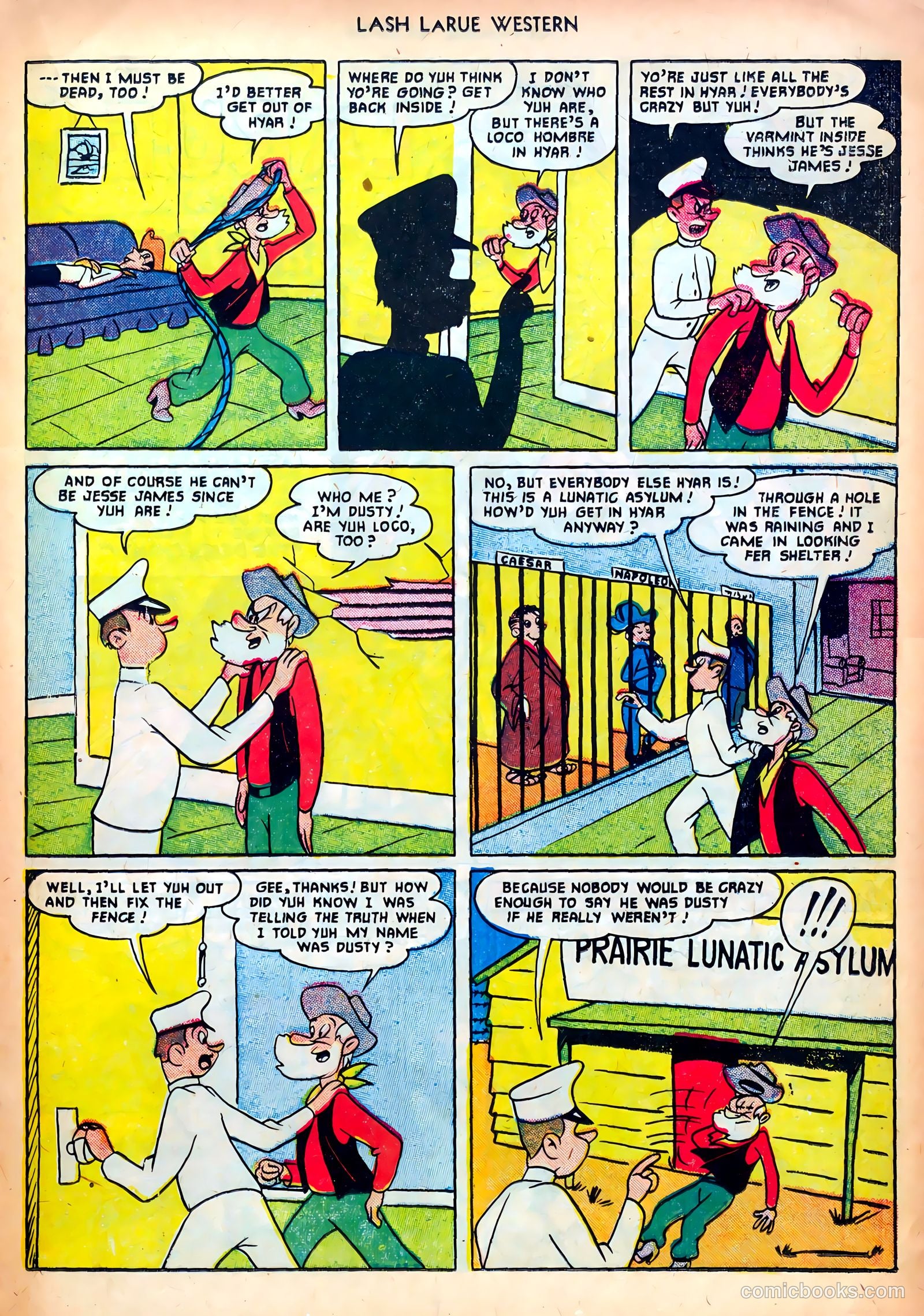 Lash LaRue Western #24 (1952) — page 17 of 36