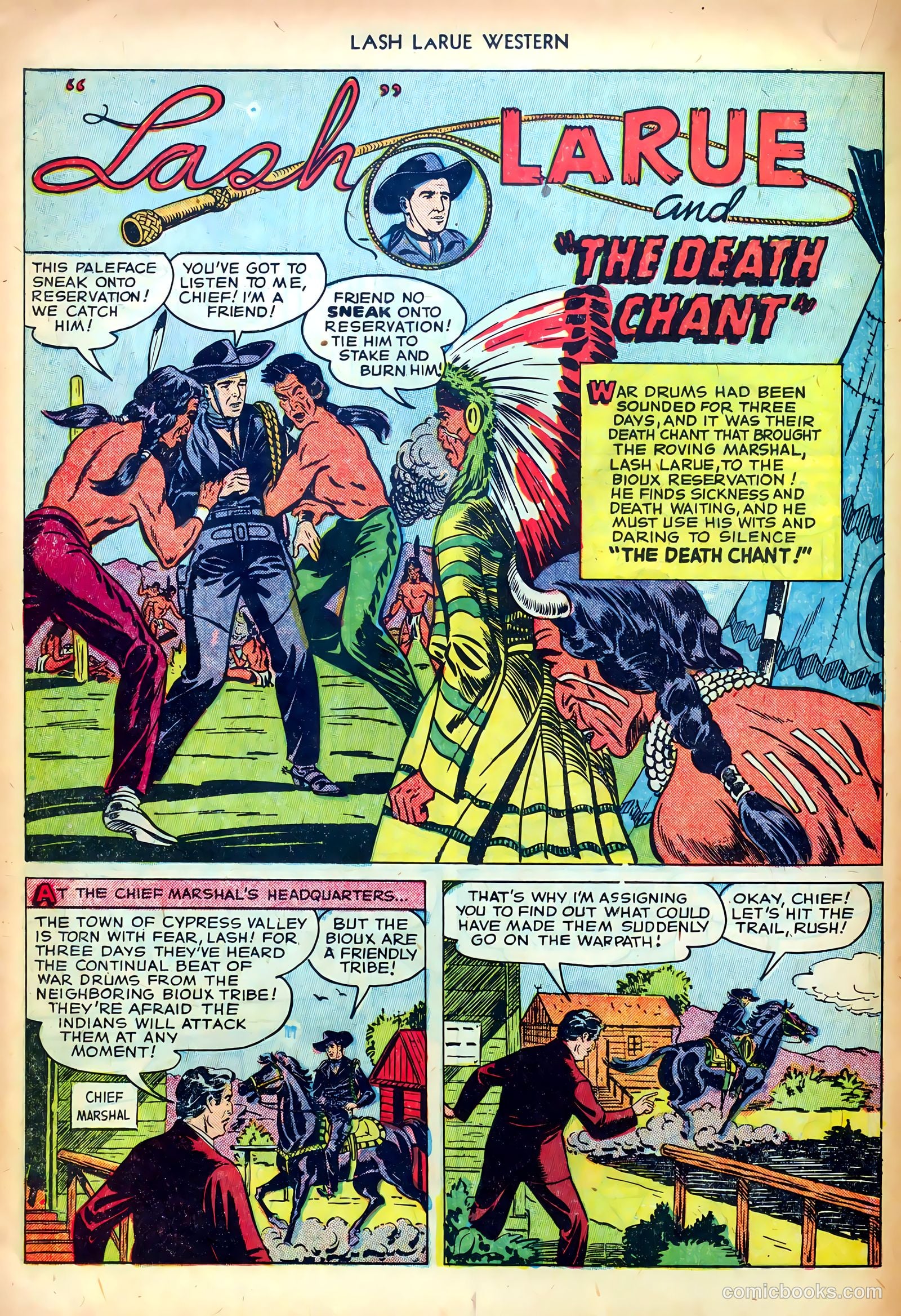 Lash LaRue Western #24 (1952) — page 18 of 36