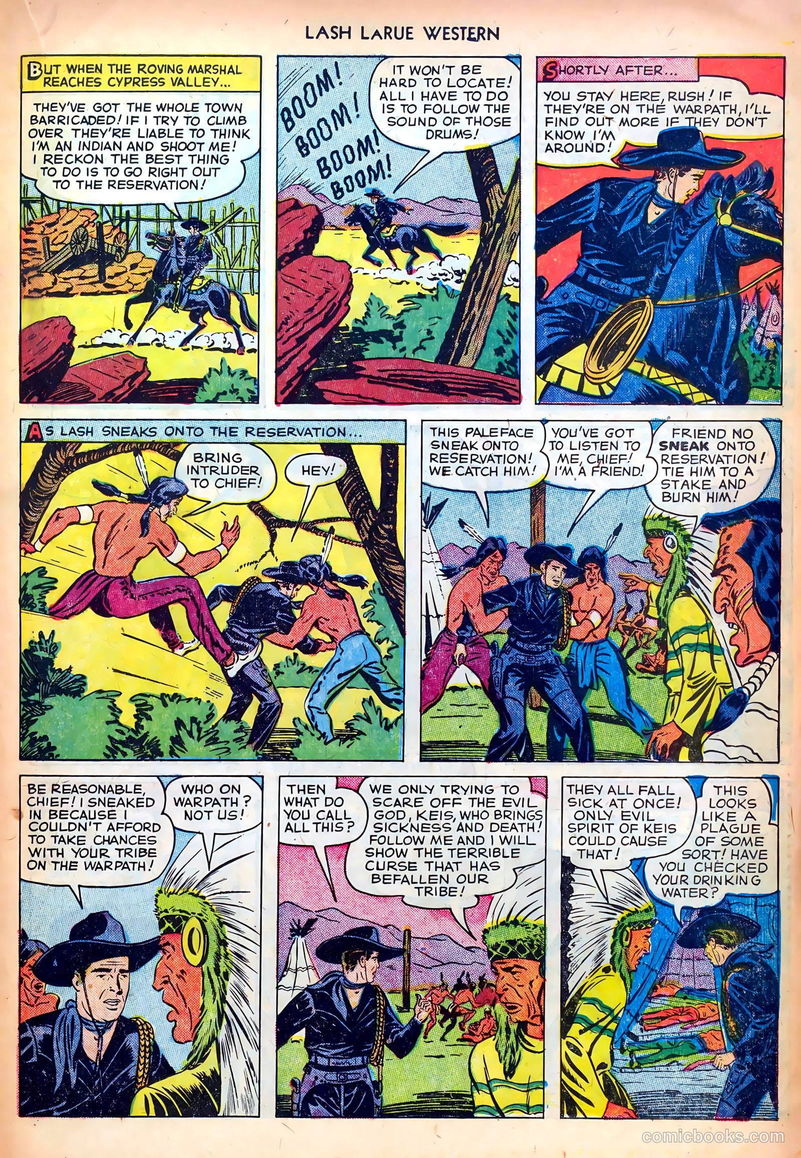 Lash LaRue Western #24 (1952) — page 19 of 36