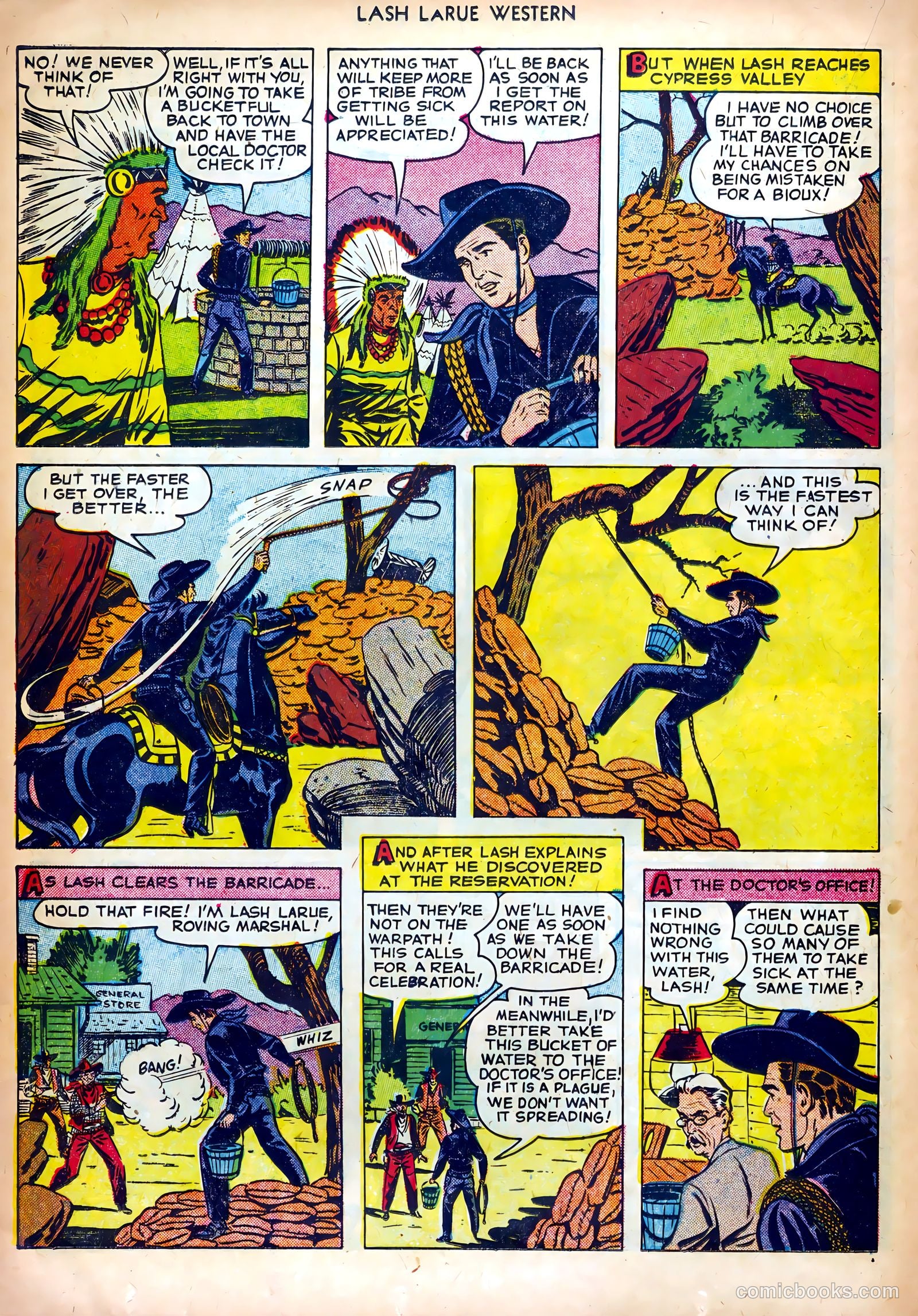 Lash LaRue Western #24 (1952) — page 20 of 36
