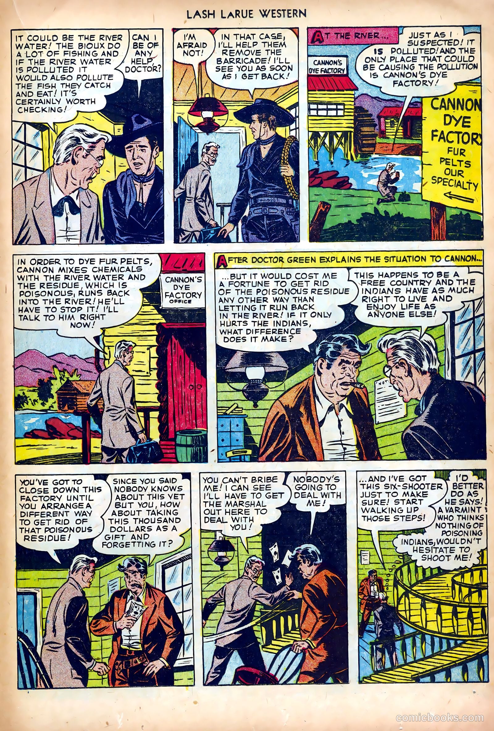 Lash LaRue Western #24 (1952) — page 21 of 36
