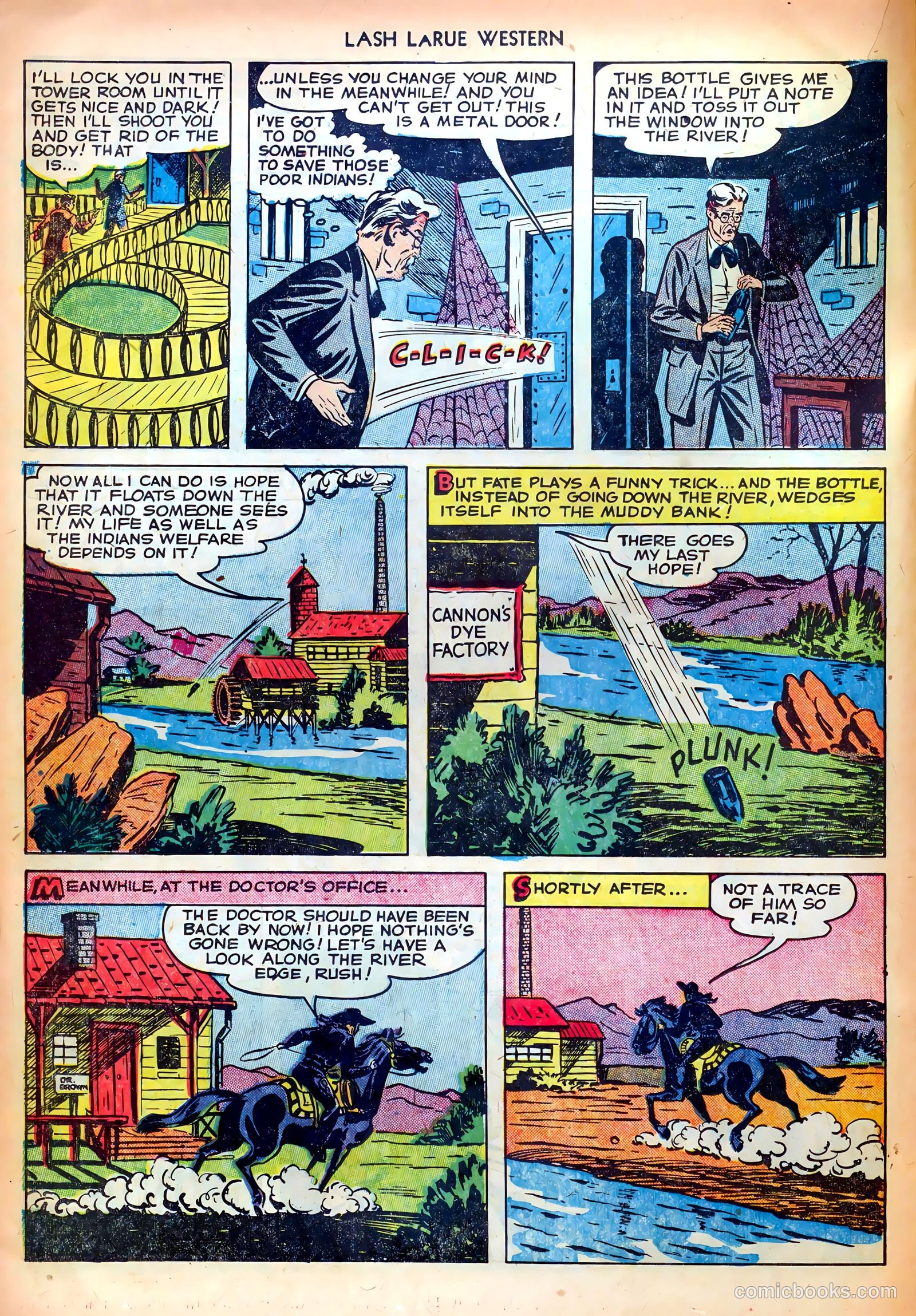 Lash LaRue Western #24 (1952) — page 22 of 36