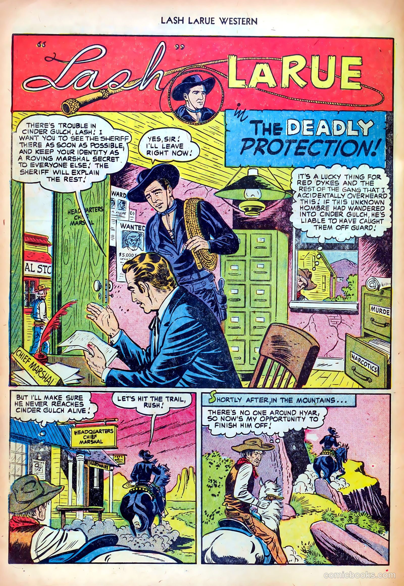 Lash LaRue Western #24 (1952) — page 26 of 36