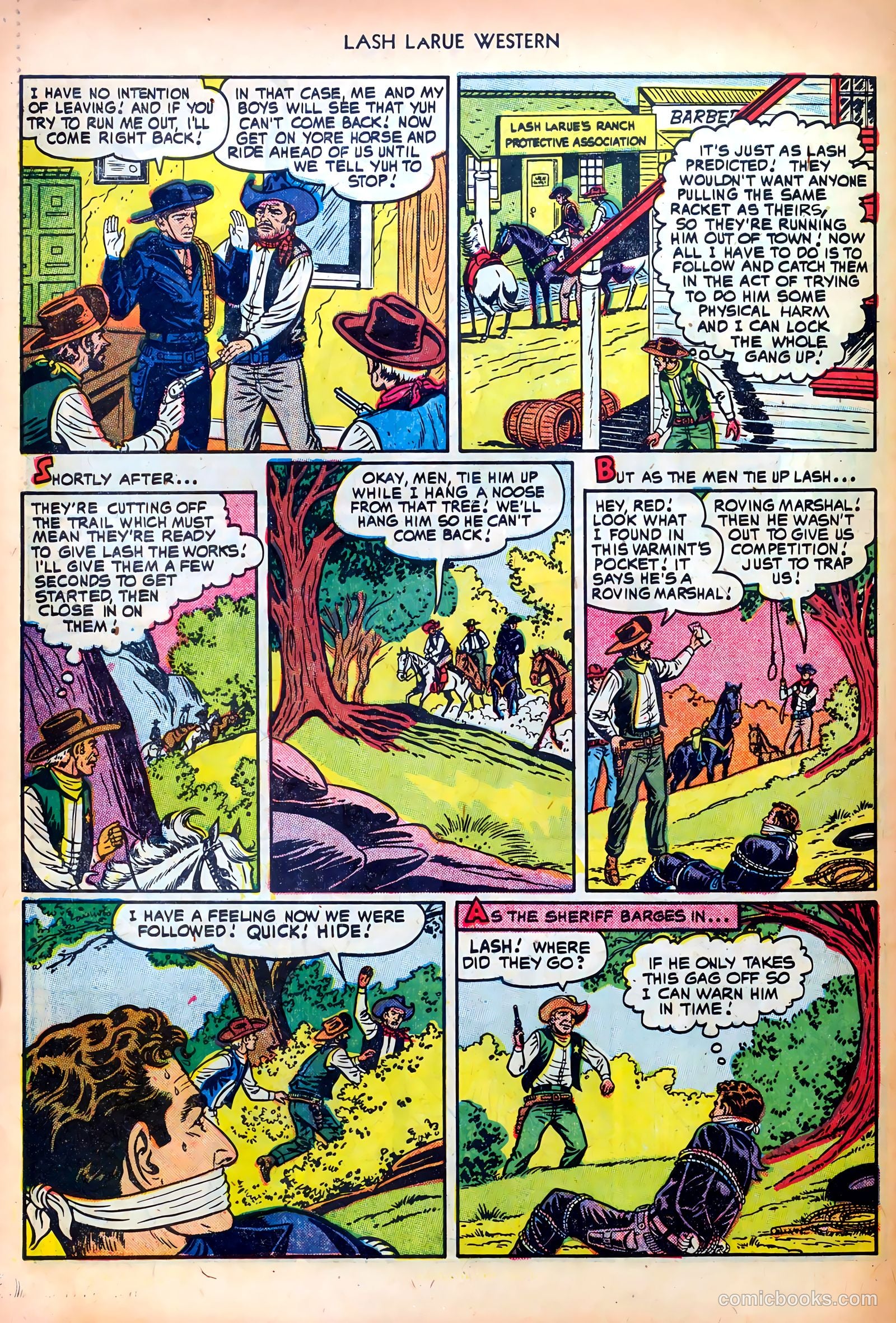 Lash LaRue Western #24 (1952) — page 30 of 36
