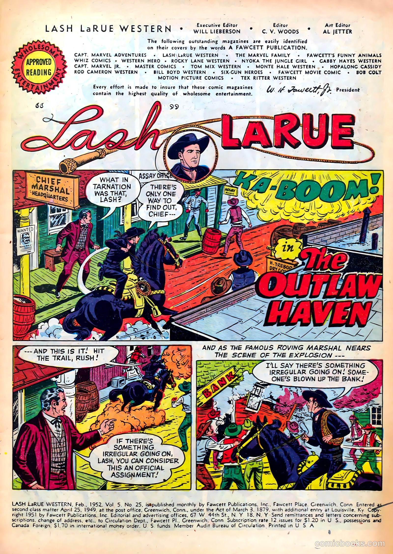 Lash LaRue Western #25 (1952) — page 3 of 33