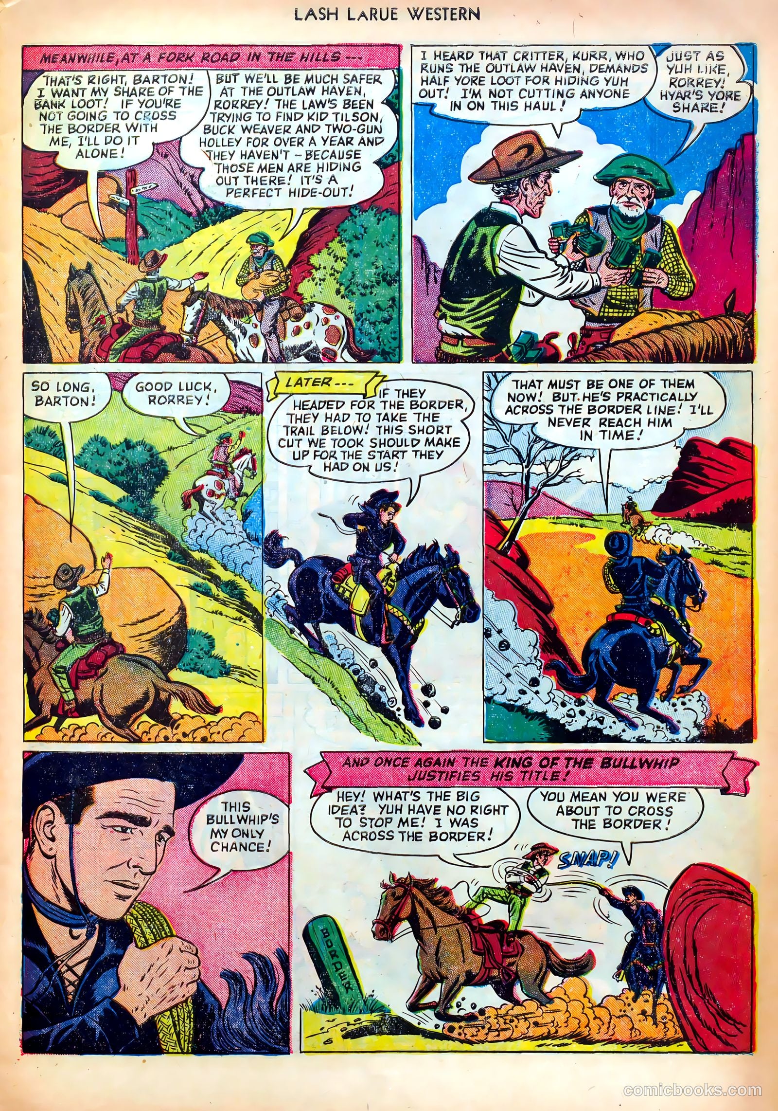 Lash LaRue Western #25 (1952) — page 5 of 33