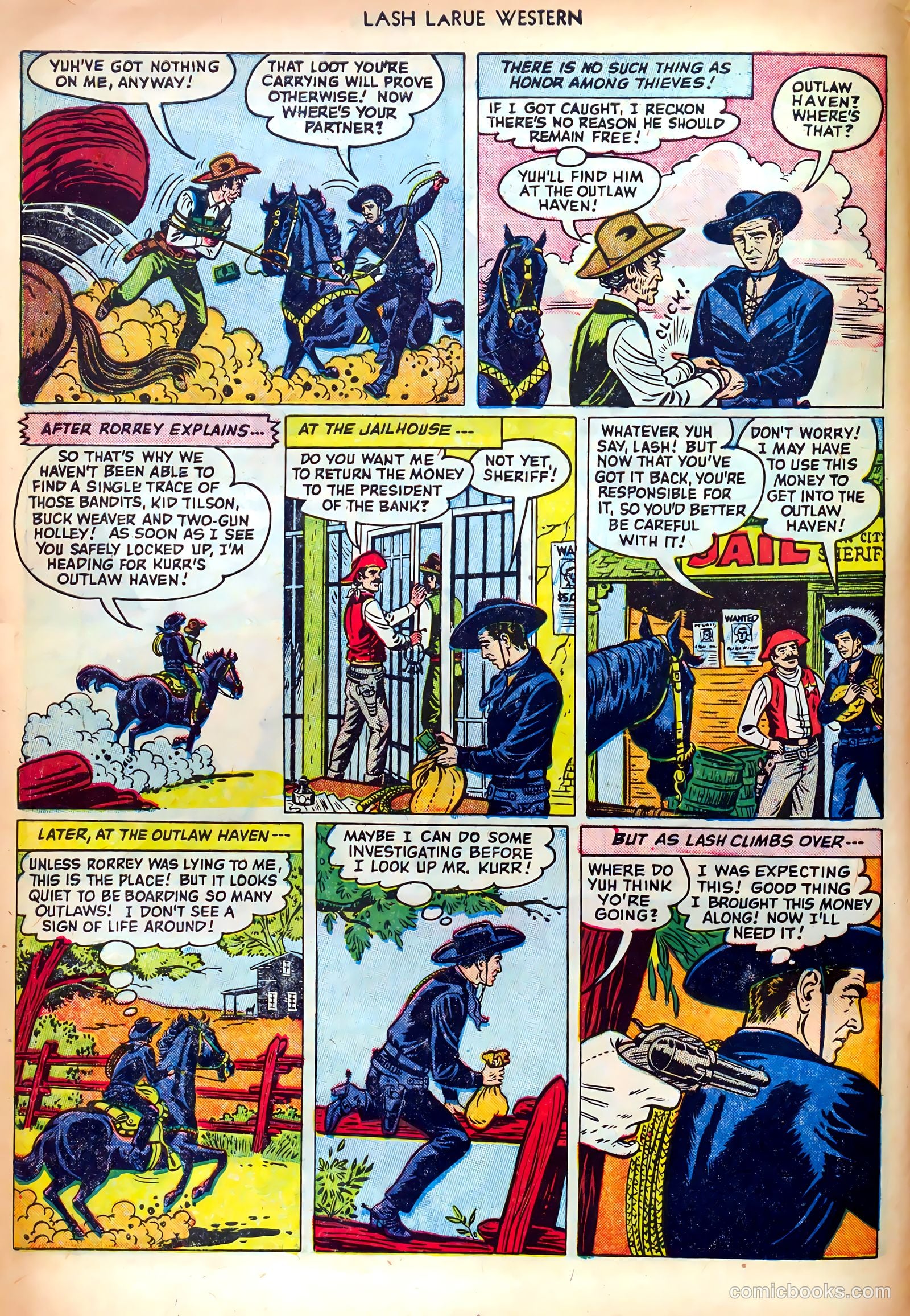 Lash LaRue Western #25 (1952) — page 6 of 33