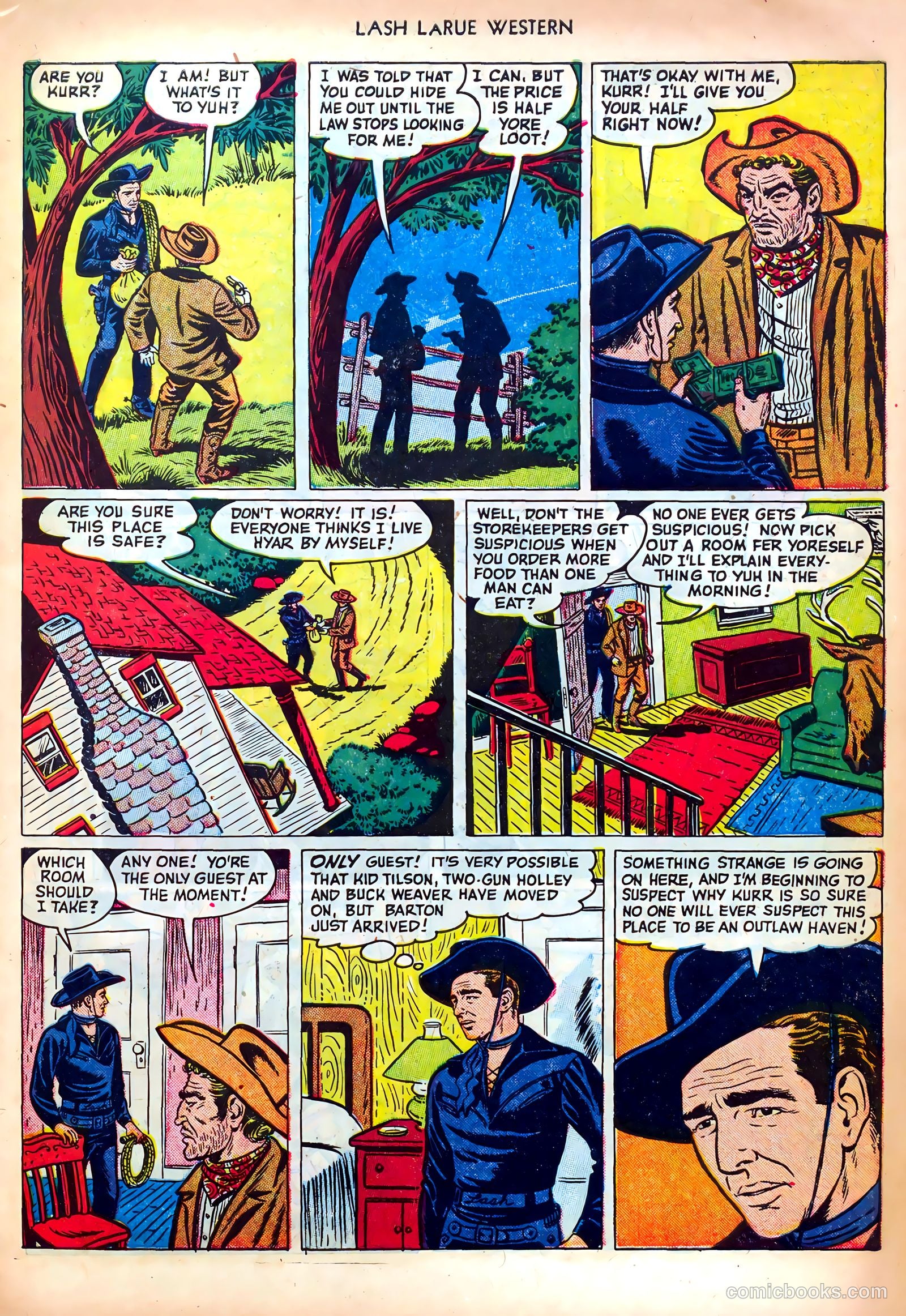 Lash LaRue Western #25 (1952) — page 7 of 33