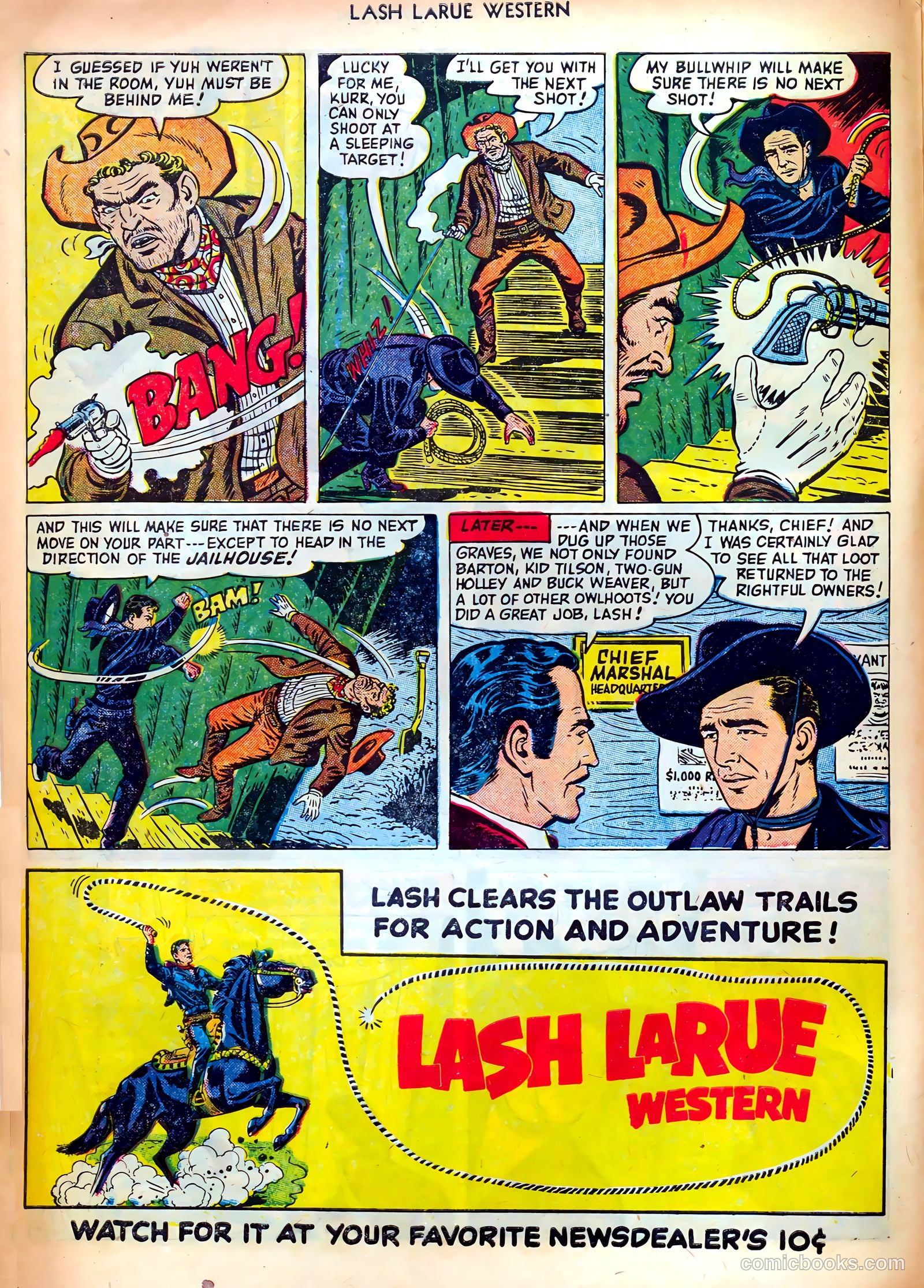 Lash LaRue Western #25 (1952) — page 10 of 33