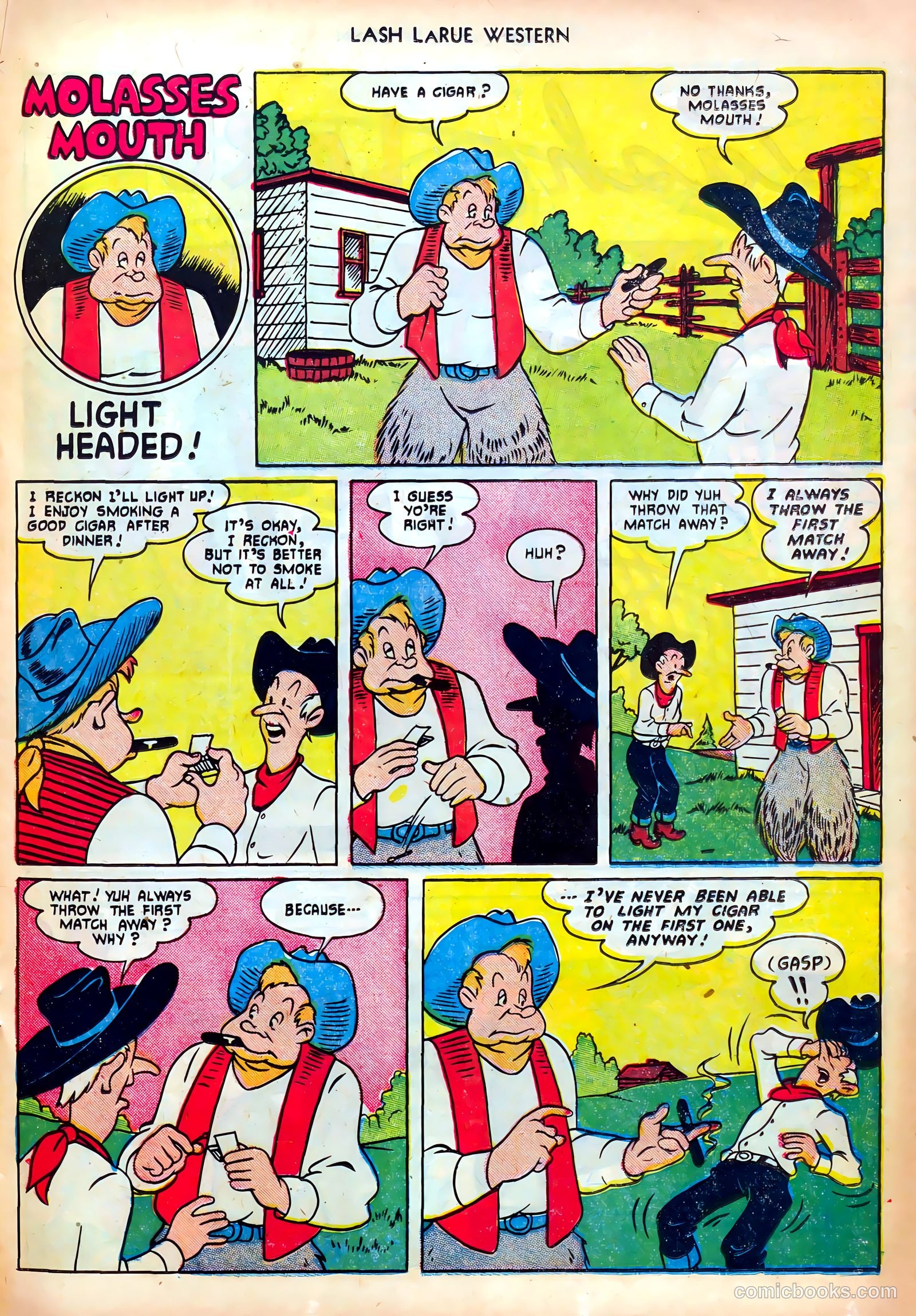 Lash LaRue Western #25 (1952) — page 17 of 33