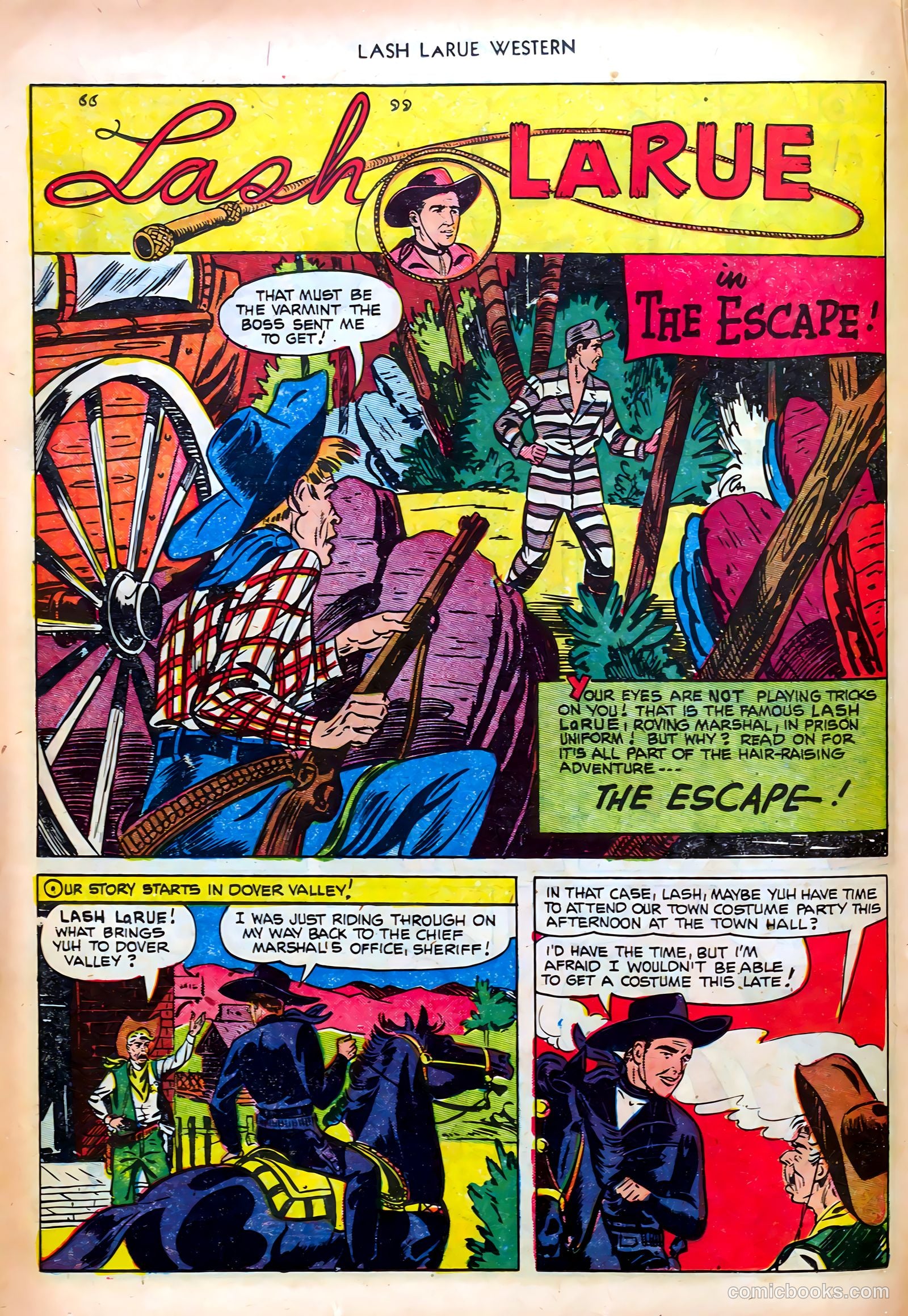 Lash LaRue Western #25 (1952) — page 18 of 33