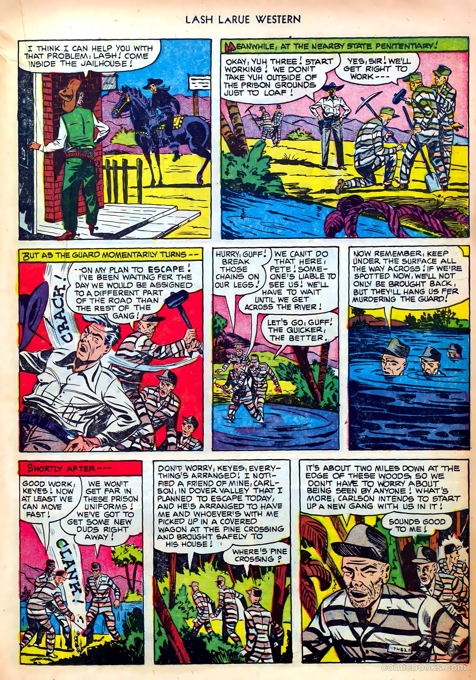 Lash LaRue Western #25 (1952) — page 19 of 33