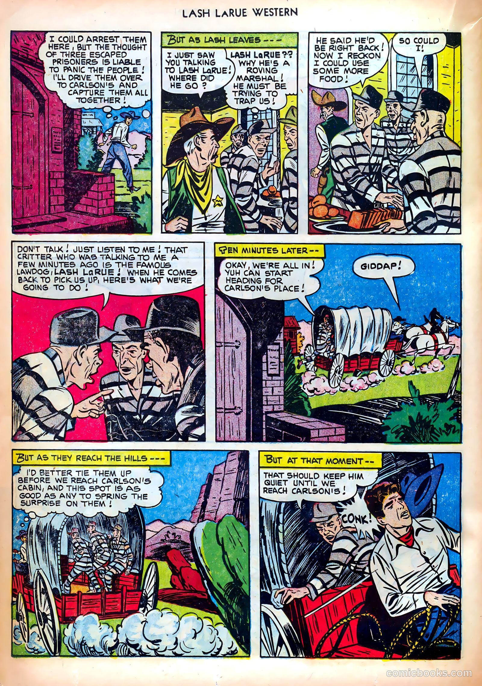 Lash LaRue Western #25 (1952) — page 22 of 33