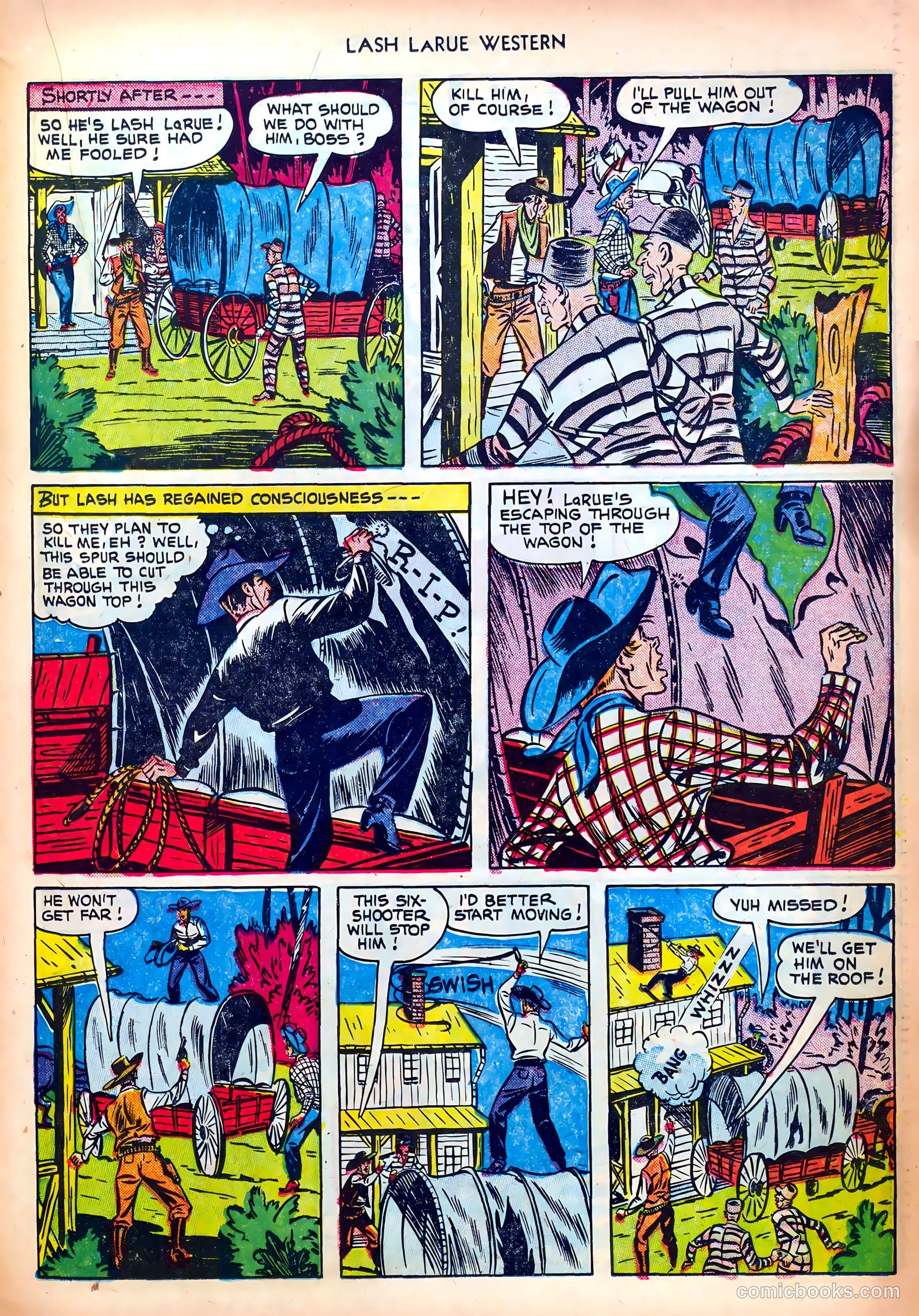 Lash LaRue Western #25 (1952) — page 23 of 33