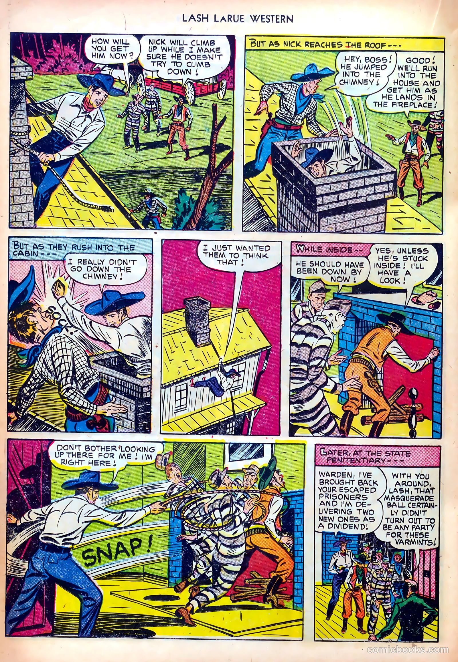 Lash LaRue Western #25 (1952) — page 24 of 33