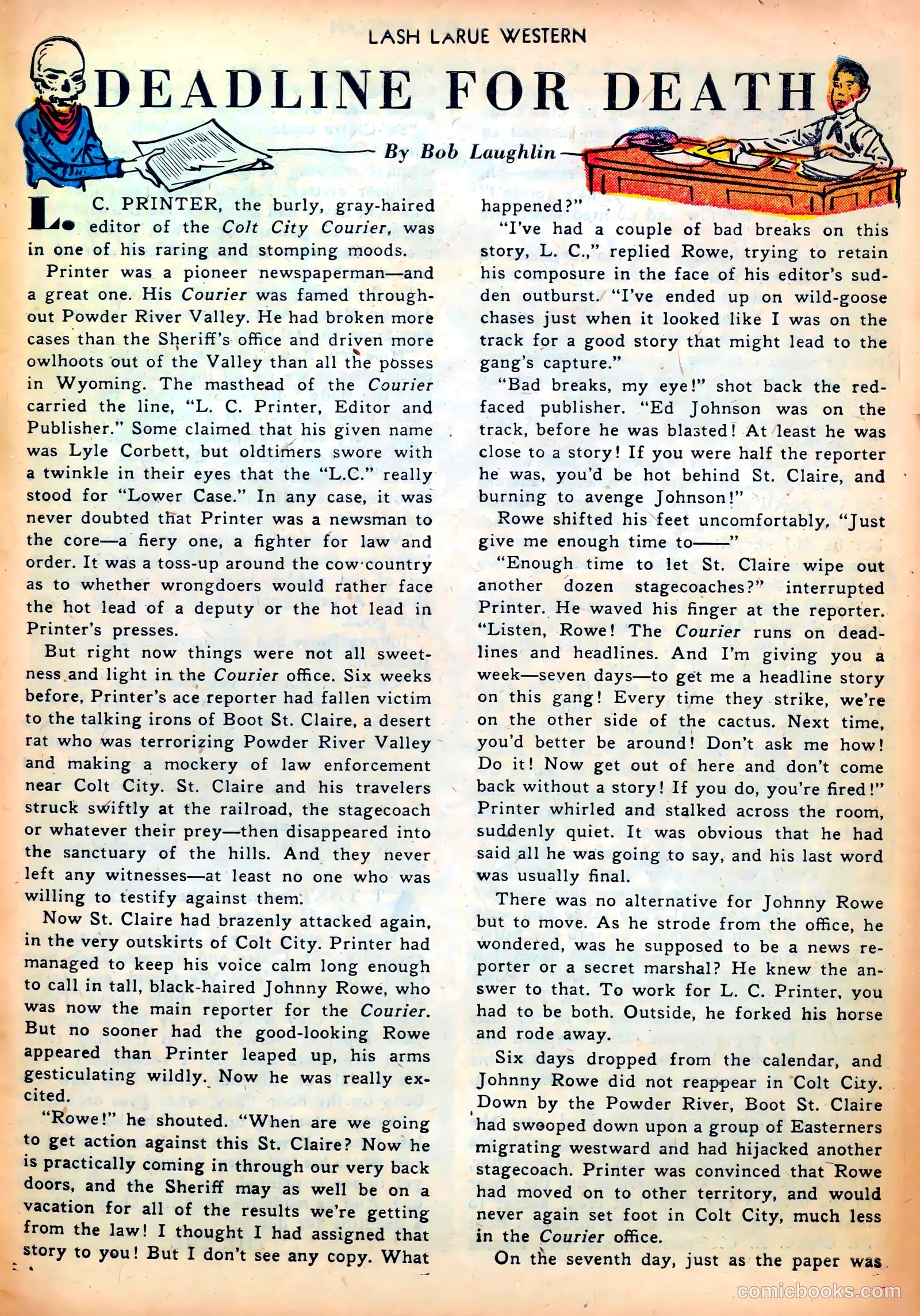 Lash LaRue Western #25 (1952) — page 27 of 33