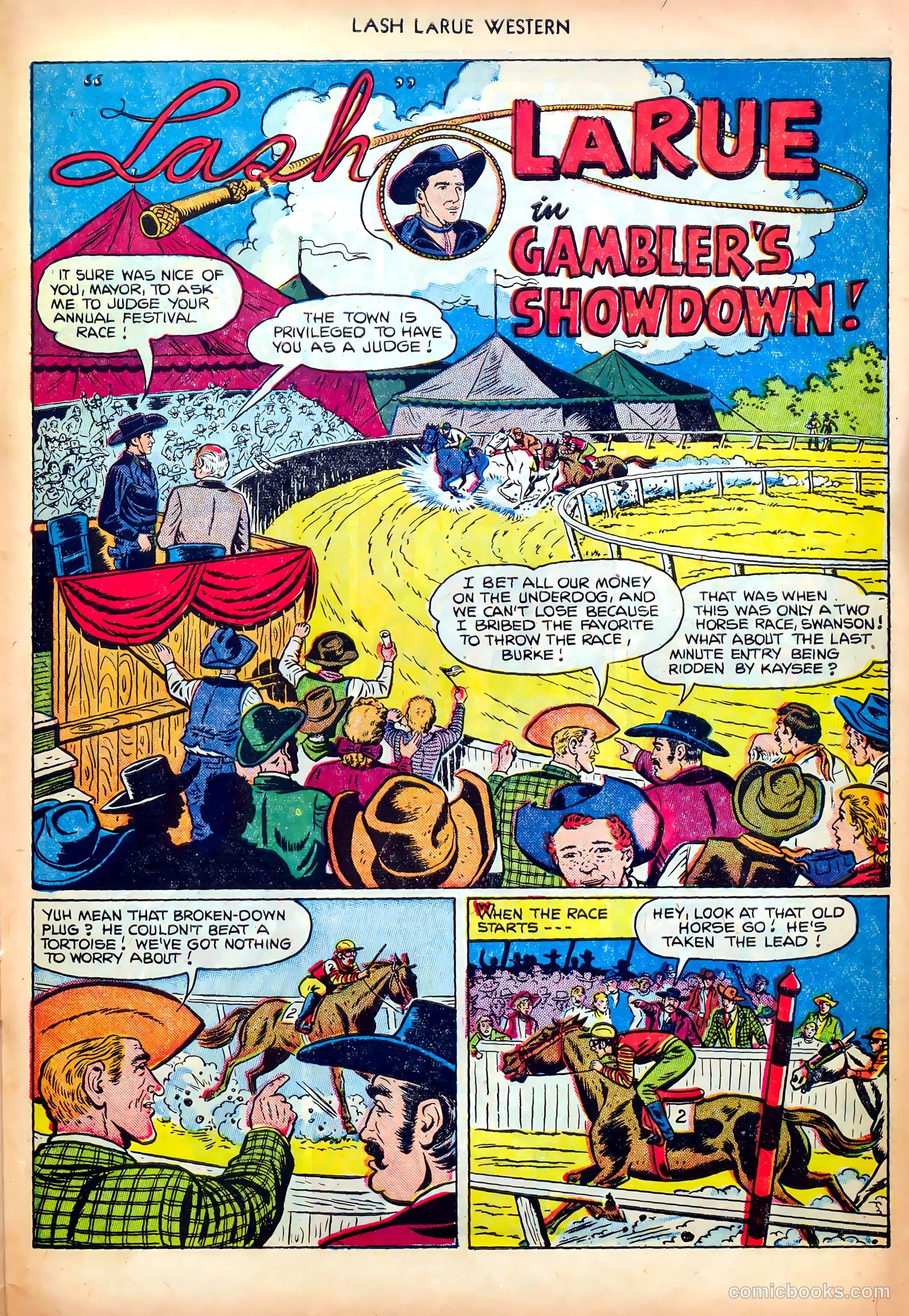 Lash LaRue Western #25 (1952) — page 29 of 33