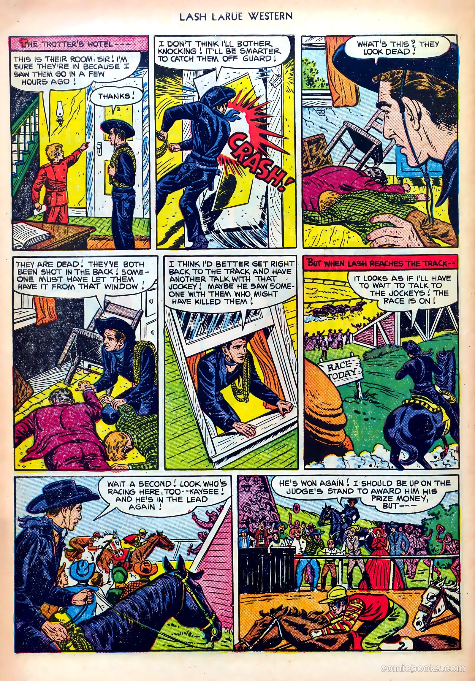 Lash LaRue Western #25 (1952) — page 32 of 33