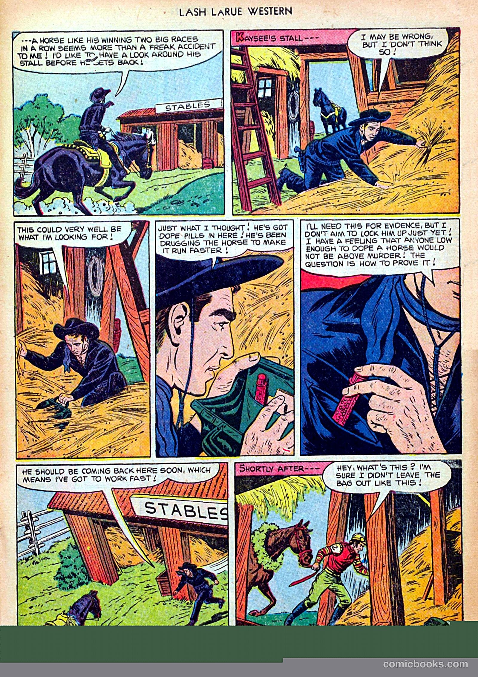 Lash LaRue Western #25 (1952) — page 33 of 33