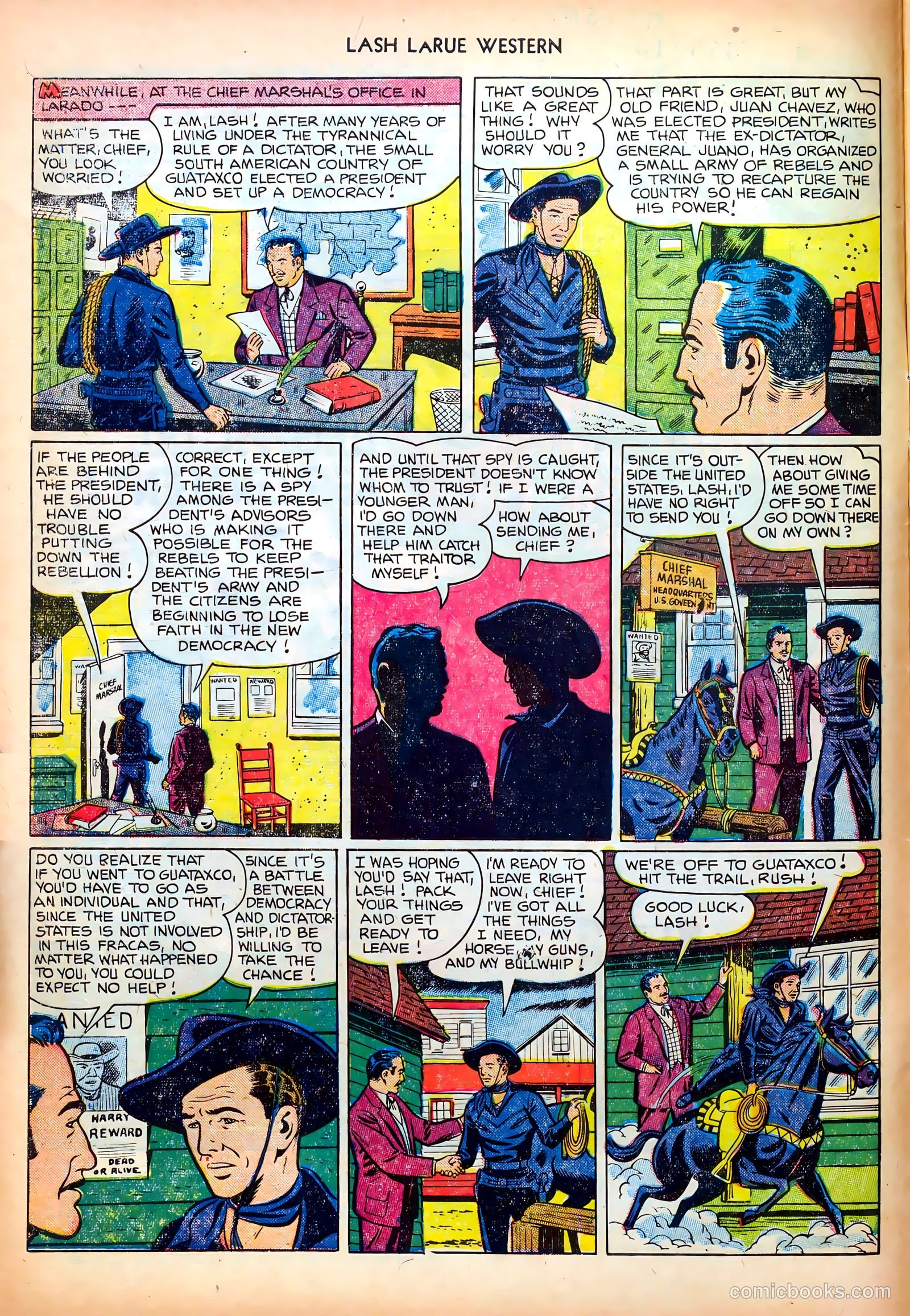 Lash LaRue Western #26 (1952) — page 4 of 36