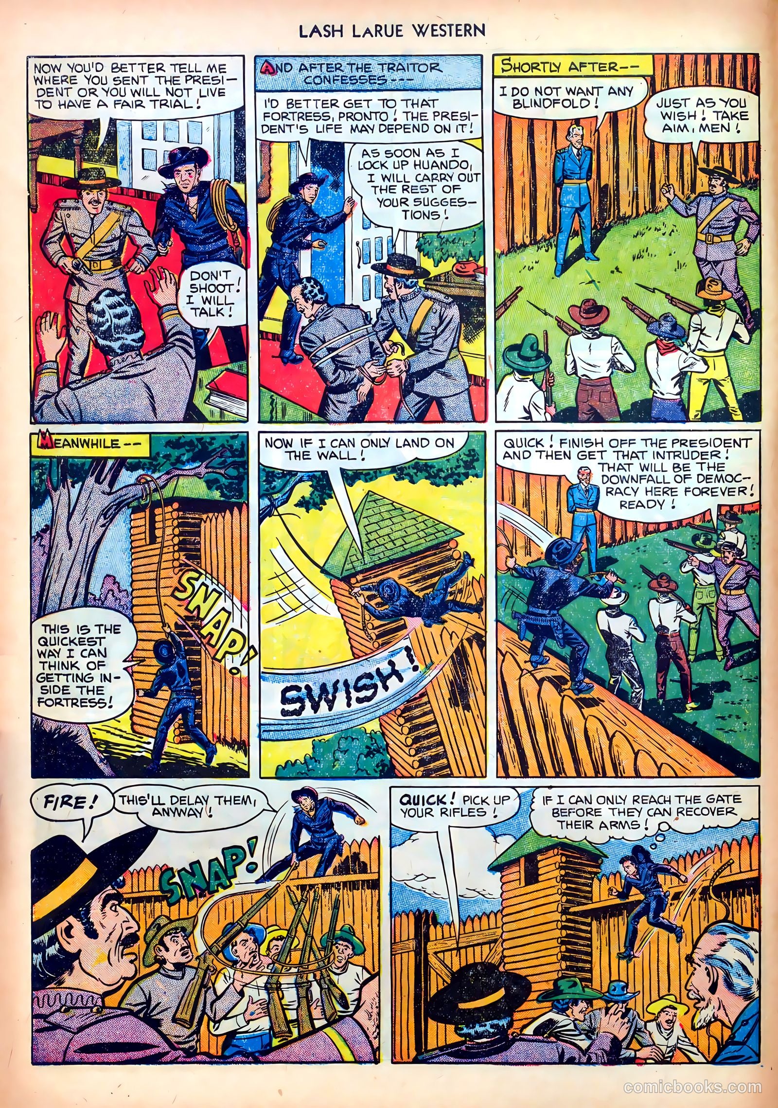 Lash LaRue Western #26 (1952) — page 8 of 36