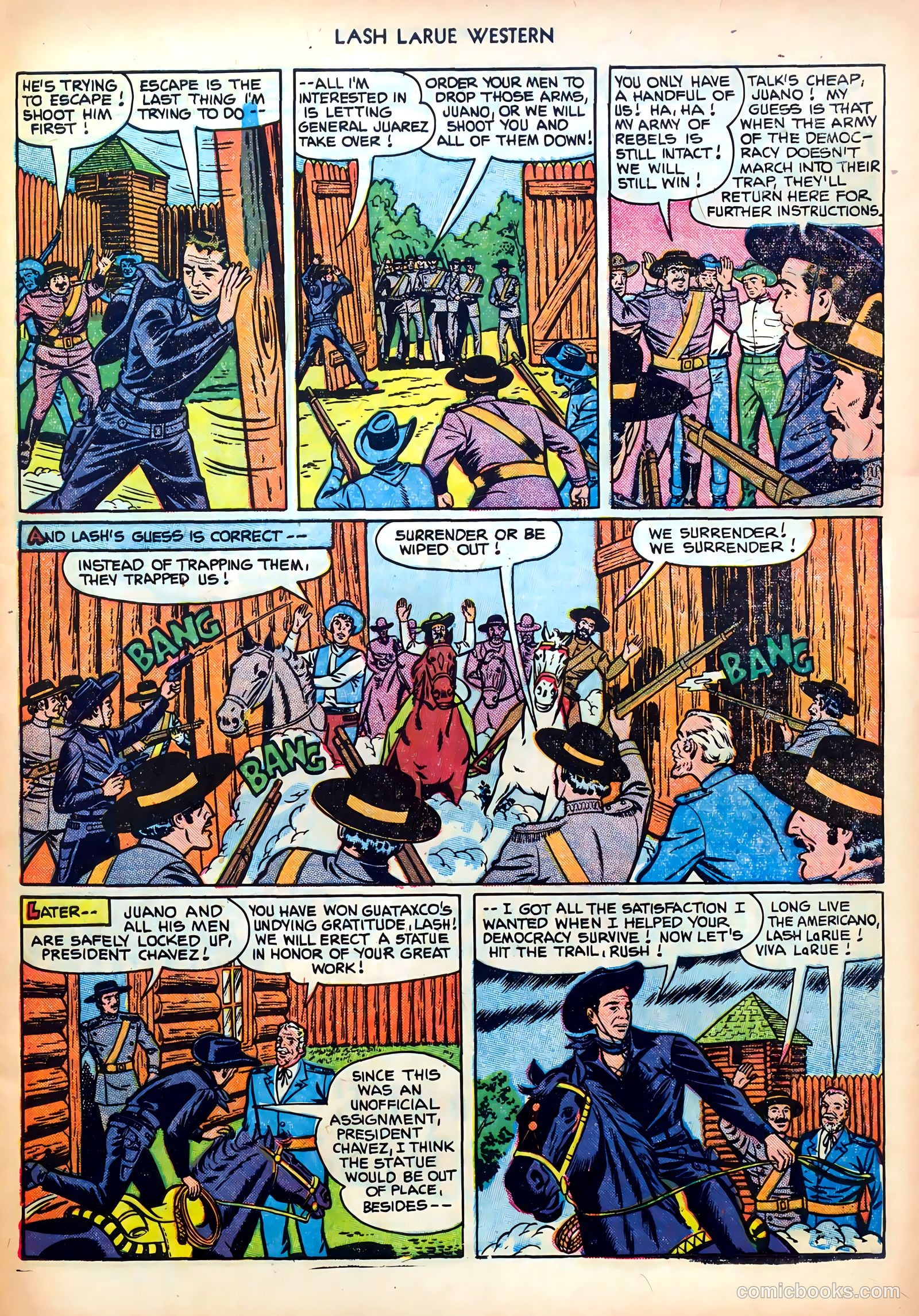 Lash LaRue Western #26 (1952) — page 9 of 36
