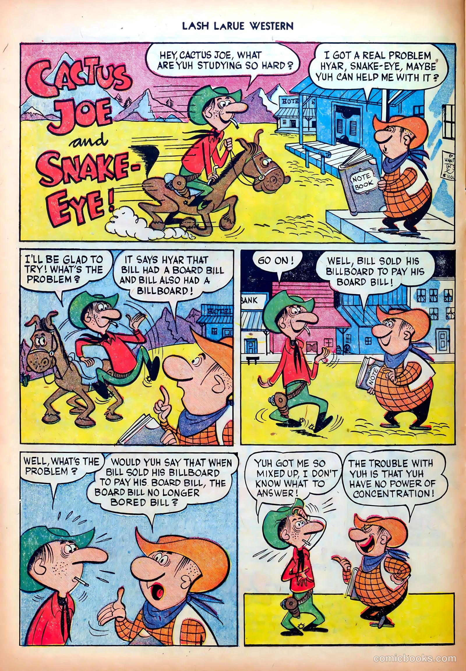 Lash LaRue Western #26 (1952) — page 12 of 36