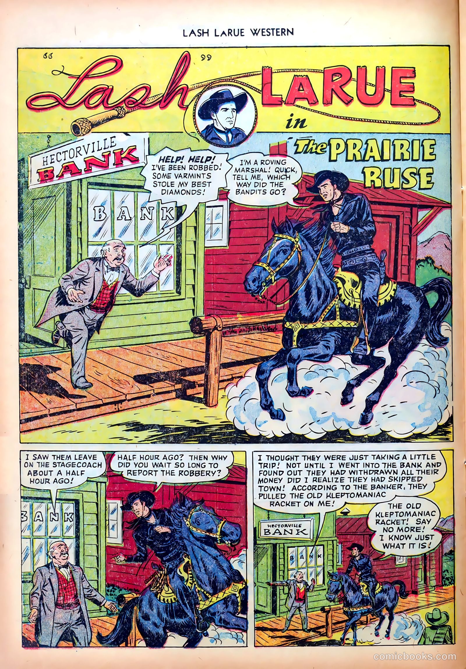 Lash LaRue Western #26 (1952) — page 14 of 36
