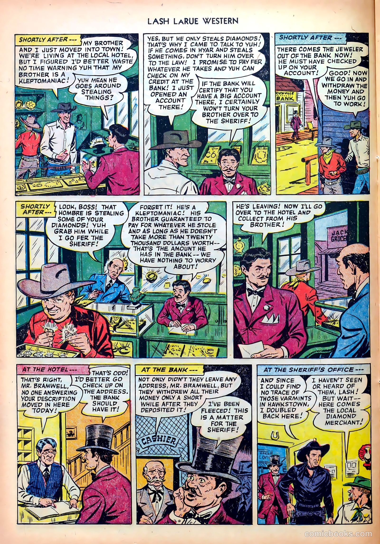 Lash LaRue Western #26 (1952) — page 16 of 36